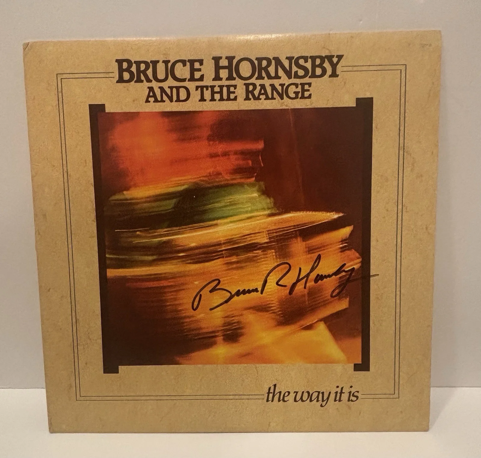 Bruce Hornsby signed autographed LP Vinyl Album The Way It Is, изображение 2