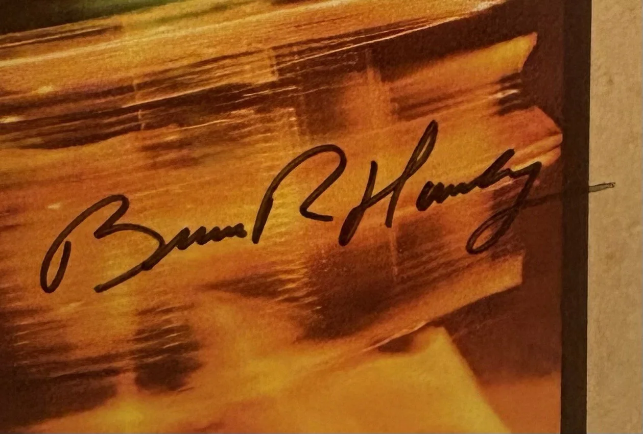 Bruce Hornsby signed autographed LP Vinyl Album The Way It Is, изображение 3