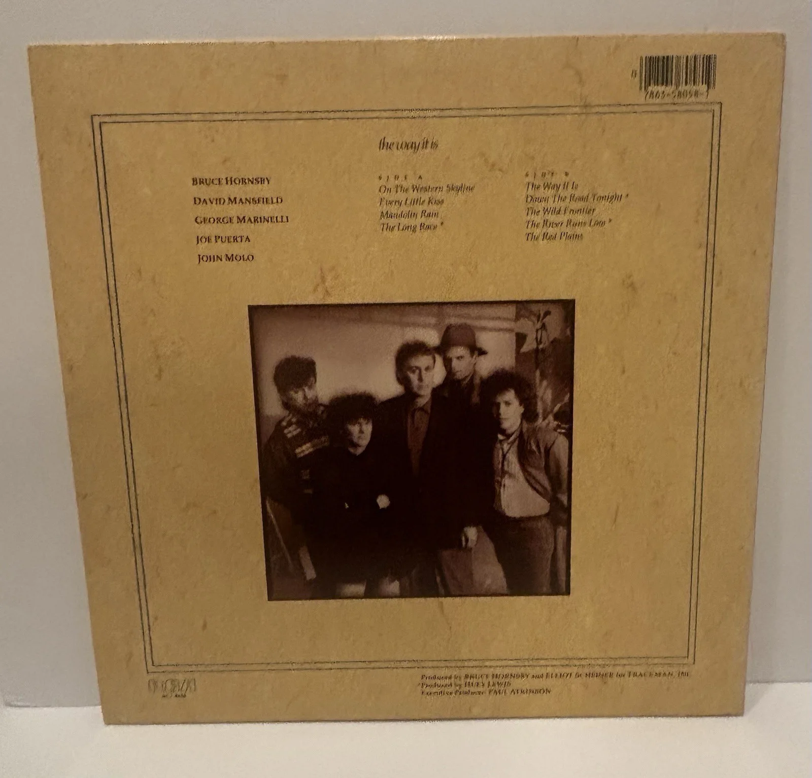 Bruce Hornsby signed autographed LP Vinyl Album The Way It Is, изображение 5