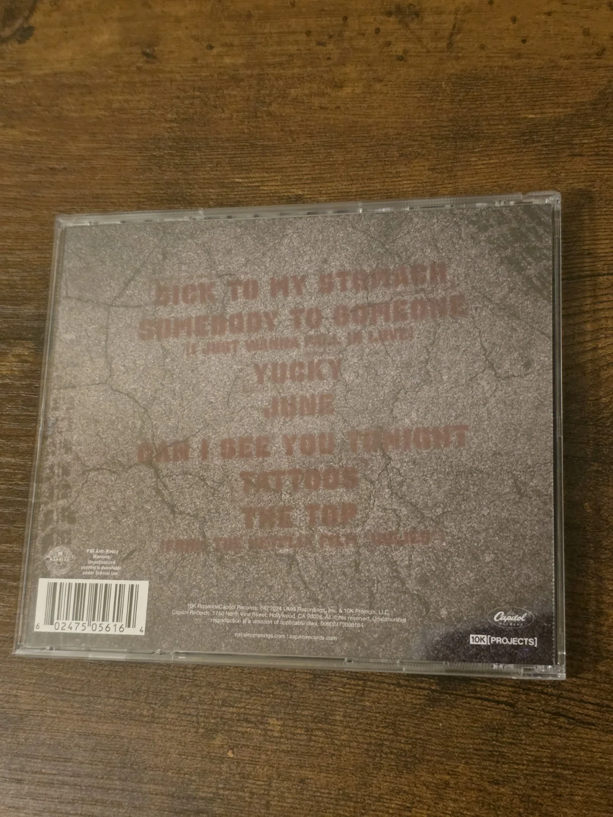Natalie Jane Signed Autographed Sick to my Stomach CD Album, image 4