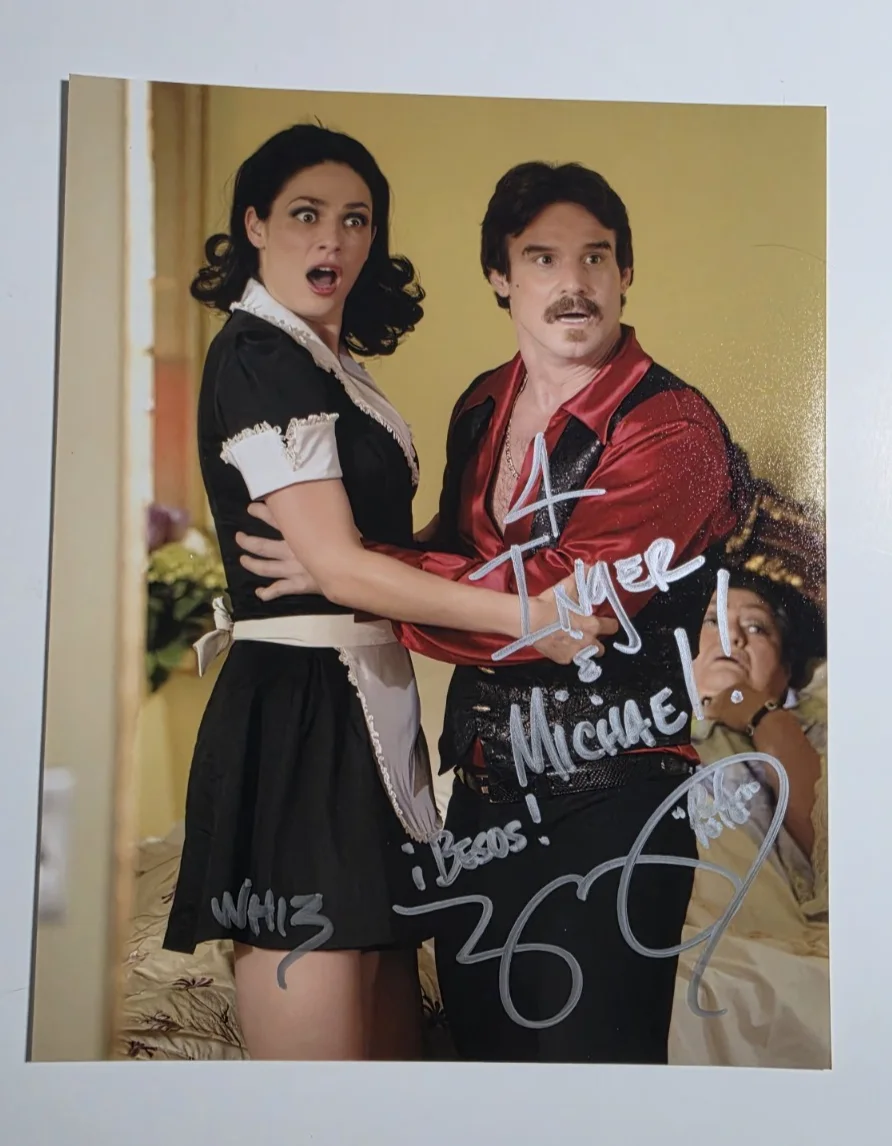 Eddie McClintock — EDDIE McCLINTOCK SIGNED / Autographed Photo 8x10, Warehouse 13 w/Joanne Kelly