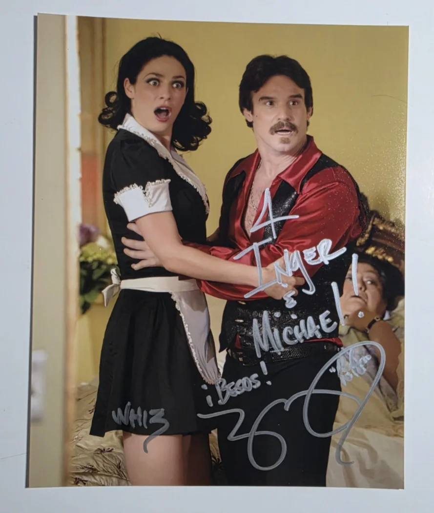 Eddie McClintock — EDDIE McCLINTOCK SIGNED / Autographed Photo 8x10, Warehouse 13 w/Joanne Kelly, изображение 4