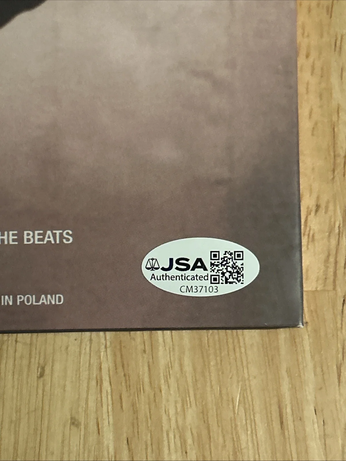 Method Man Autographed Streetlife Street Education Album Vinyl JSA Certified, изображение 4