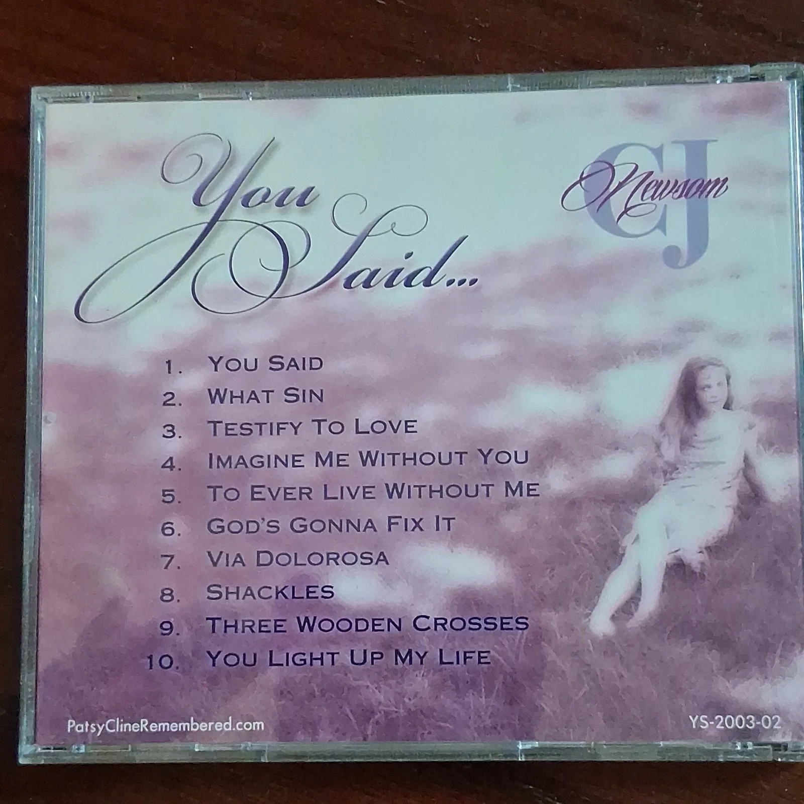 CJ Newsom You Said... Music CD & Booklet Signed Autographed Disc, image 2