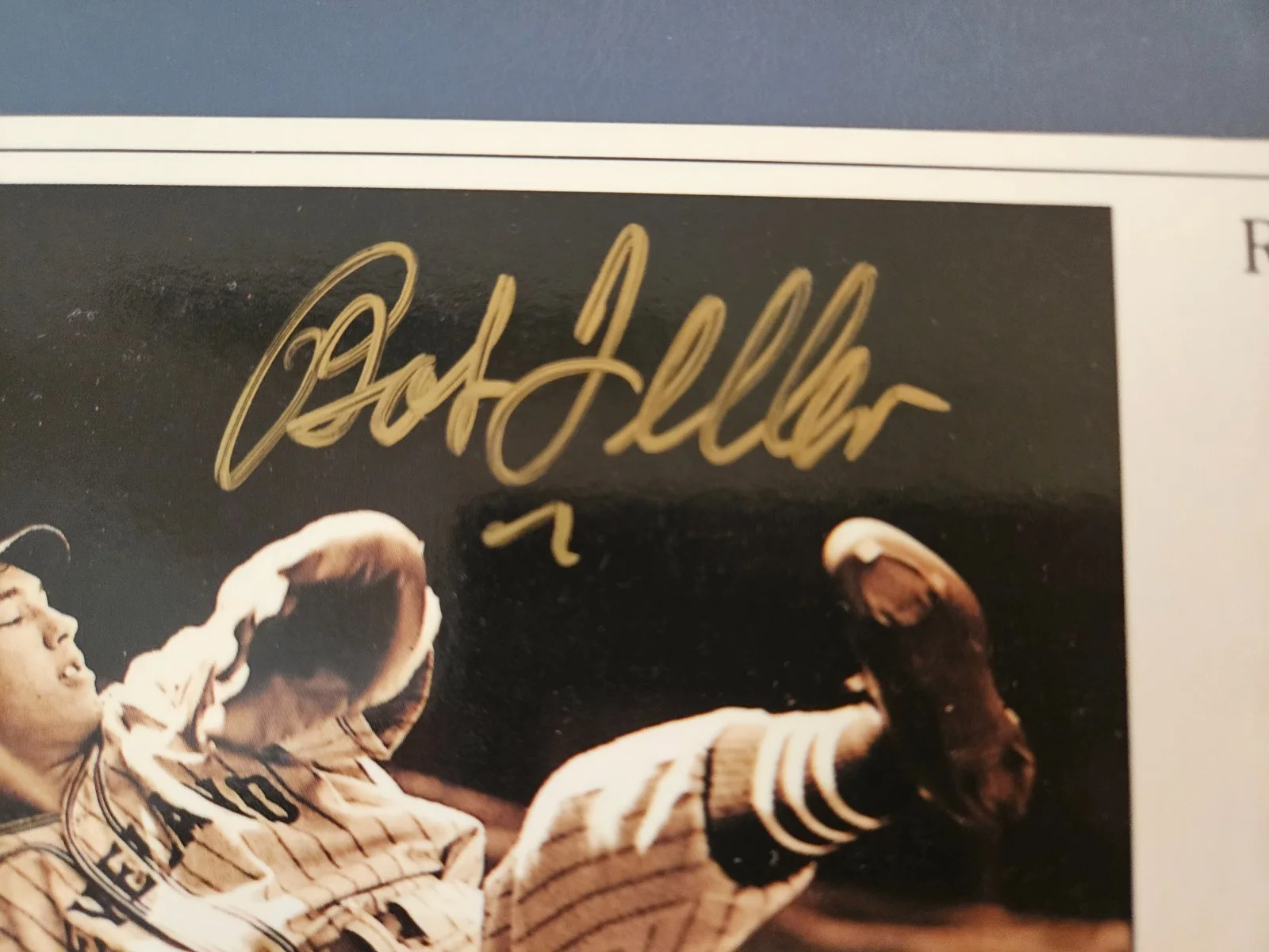 Bob Feller Cleveland Indians Signed Autographed 8x10 HOF Induction Day Photo, изображение 2