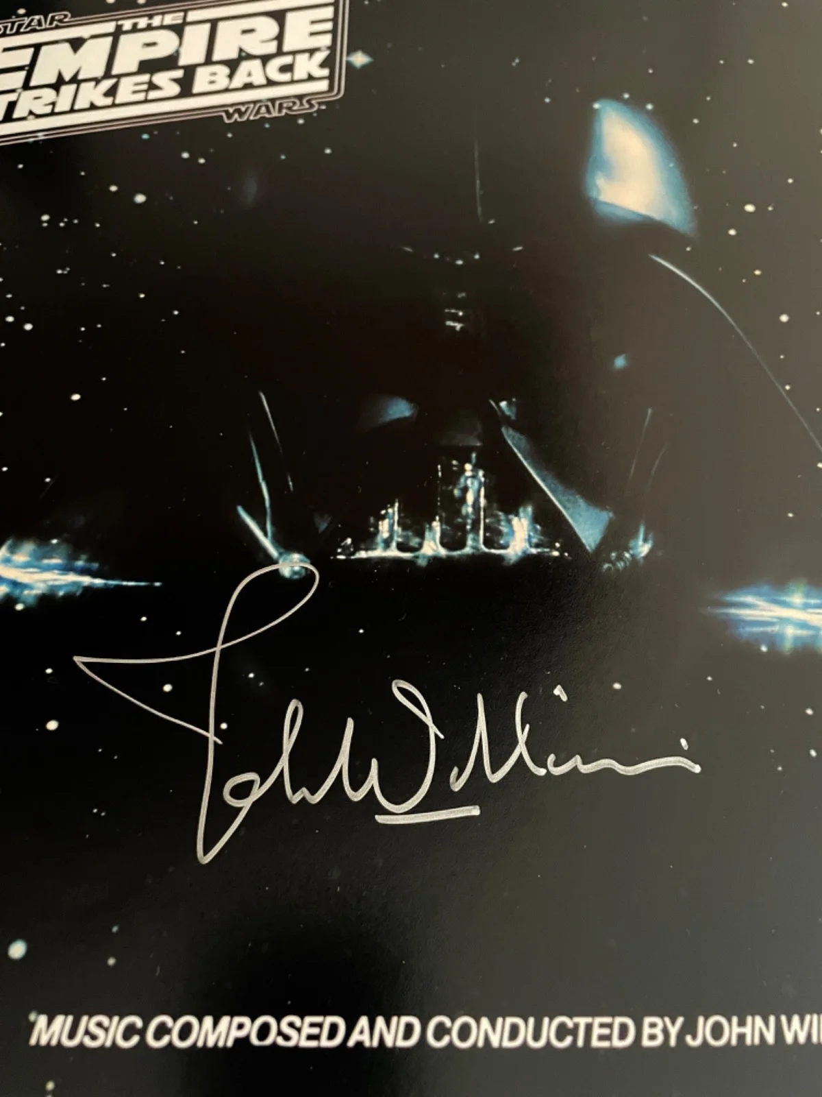 John Williams — John Williams Signed Star Wars 12x12 Photo. Beckett LOA., изображение 2