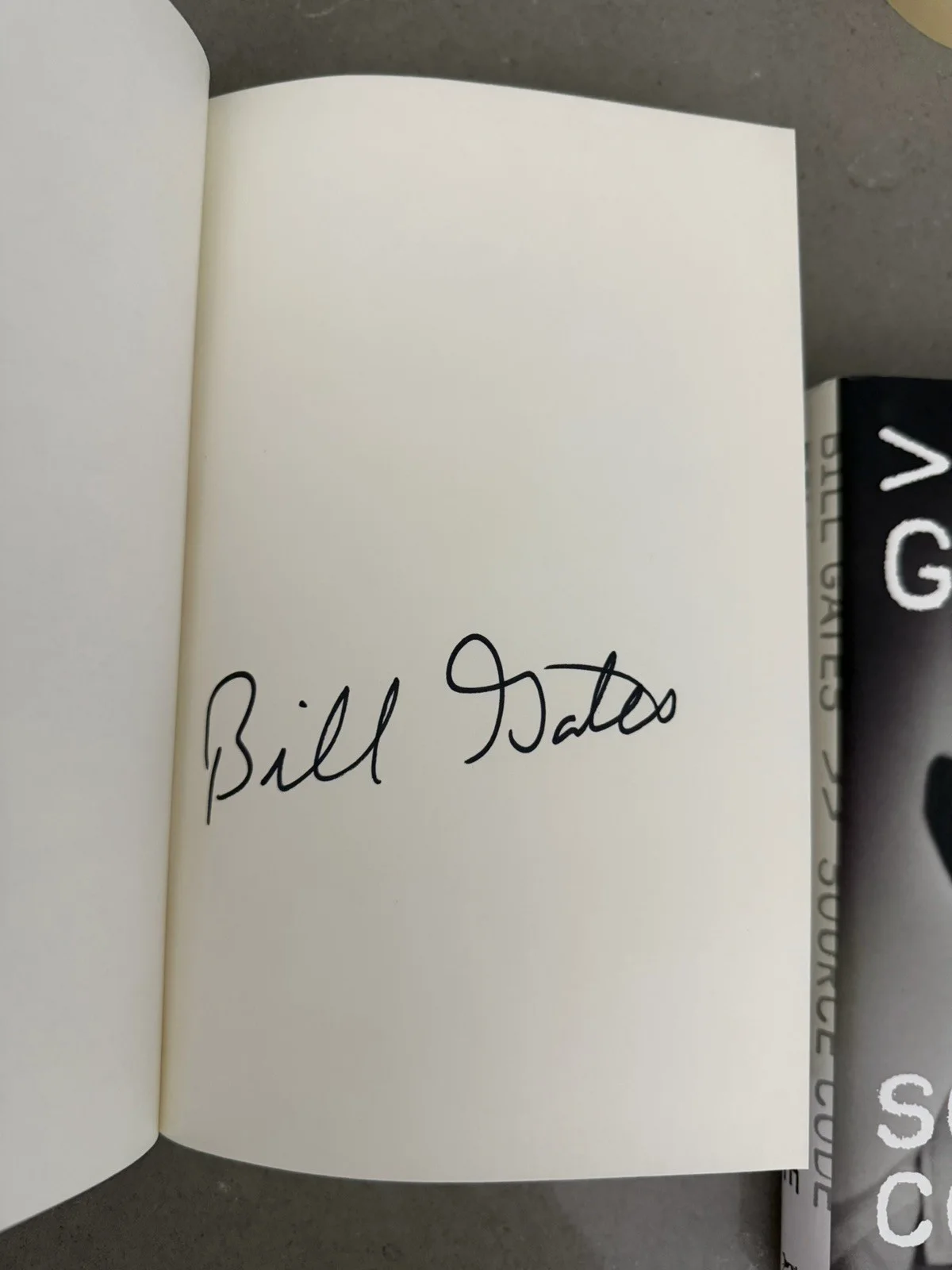 BILL GATES MICROSOFT SIGNED AUTOGRAPH SOURCE CODE HARDCOVER BOOK AUTH RARE I, image 2