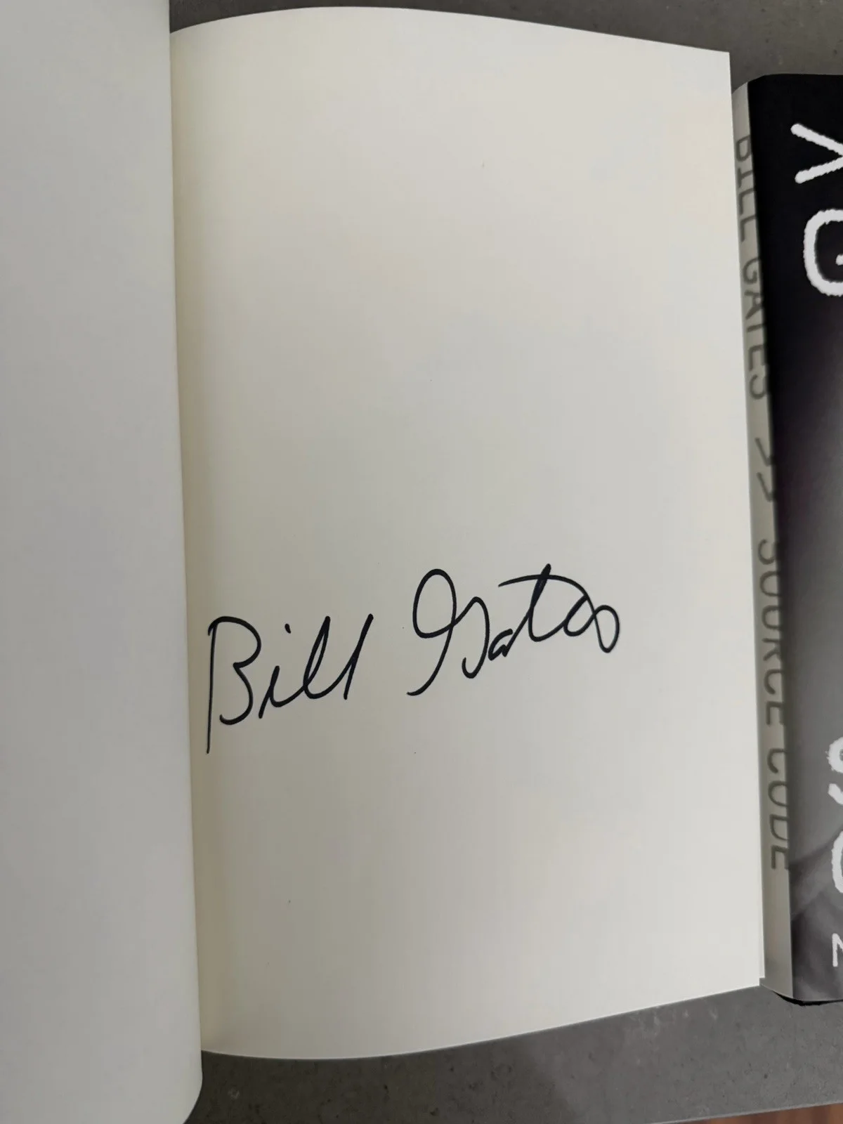 BILL GATES MICROSOFT SIGNED AUTOGRAPH SOURCE CODE HARDCOVER BOOK AUTH RARE G, изображение 2
