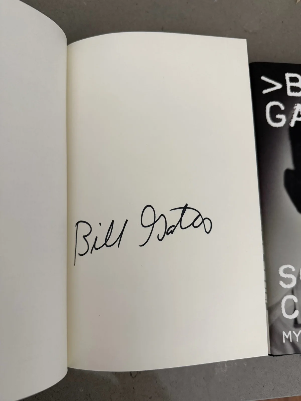 BILL GATES MICROSOFT SIGNED AUTOGRAPH SOURCE CODE HARDCOVER BOOK AUTH RARE G, изображение 3