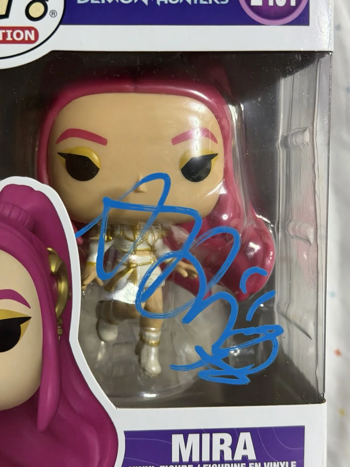 Signed Audrey Nuna Funko Pop #2431 Authentic Autograph Collectible, изображение 2