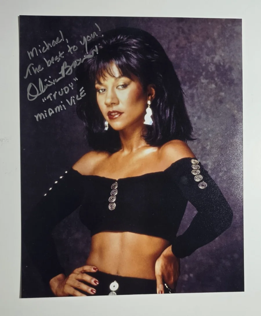 Olivia Brown — OLIVIA BROWN as Trudy Joplin, Miami Vice SIGNED / Autographed Photo 8x10, image 2