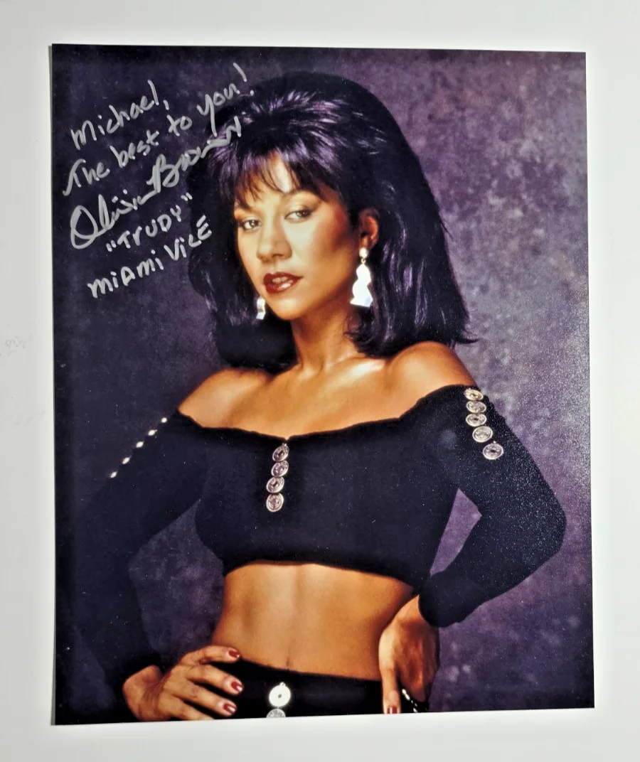 Olivia Brown — OLIVIA BROWN as Trudy Joplin, Miami Vice SIGNED / Autographed Photo 8x10, image 3