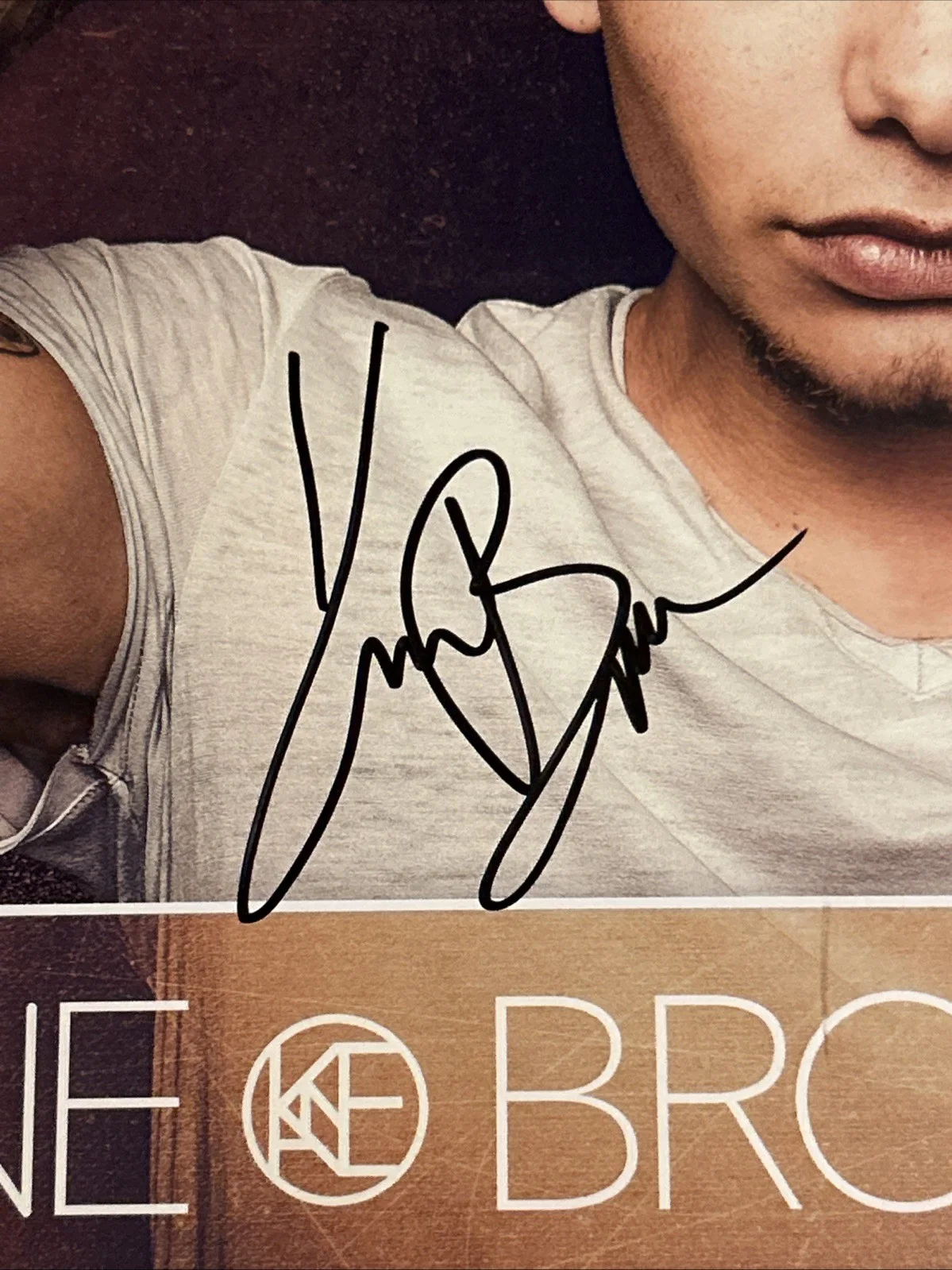 Kane Brown Country Autographed Album Vinyl JSA Certified, изображение 2