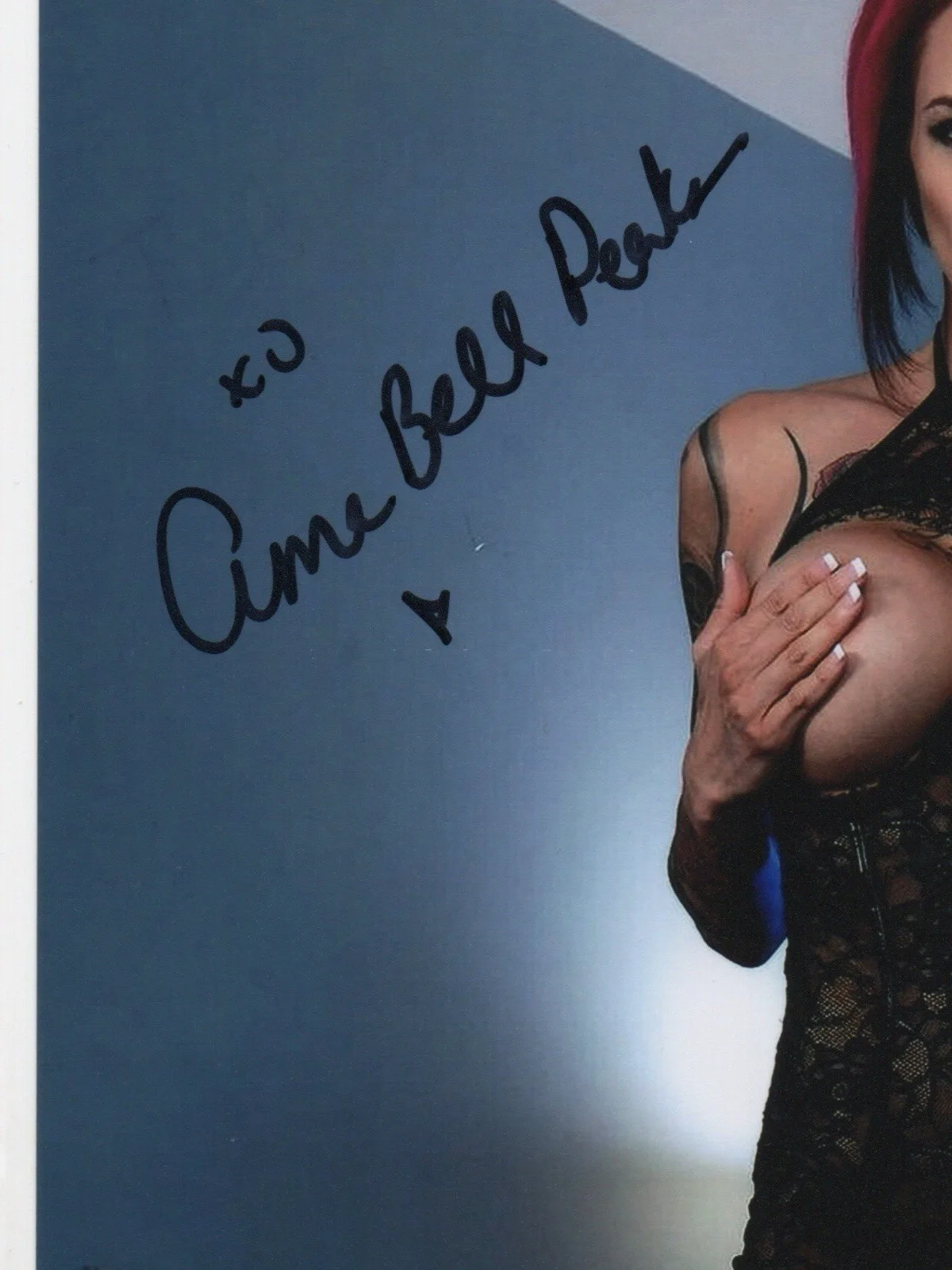 Anna Bell Peaks — Anna Bell Peaks signed autograph 8x10 Photo No COA Pass BAS PSA JSA Sexy Hot*INR, изображение 2
