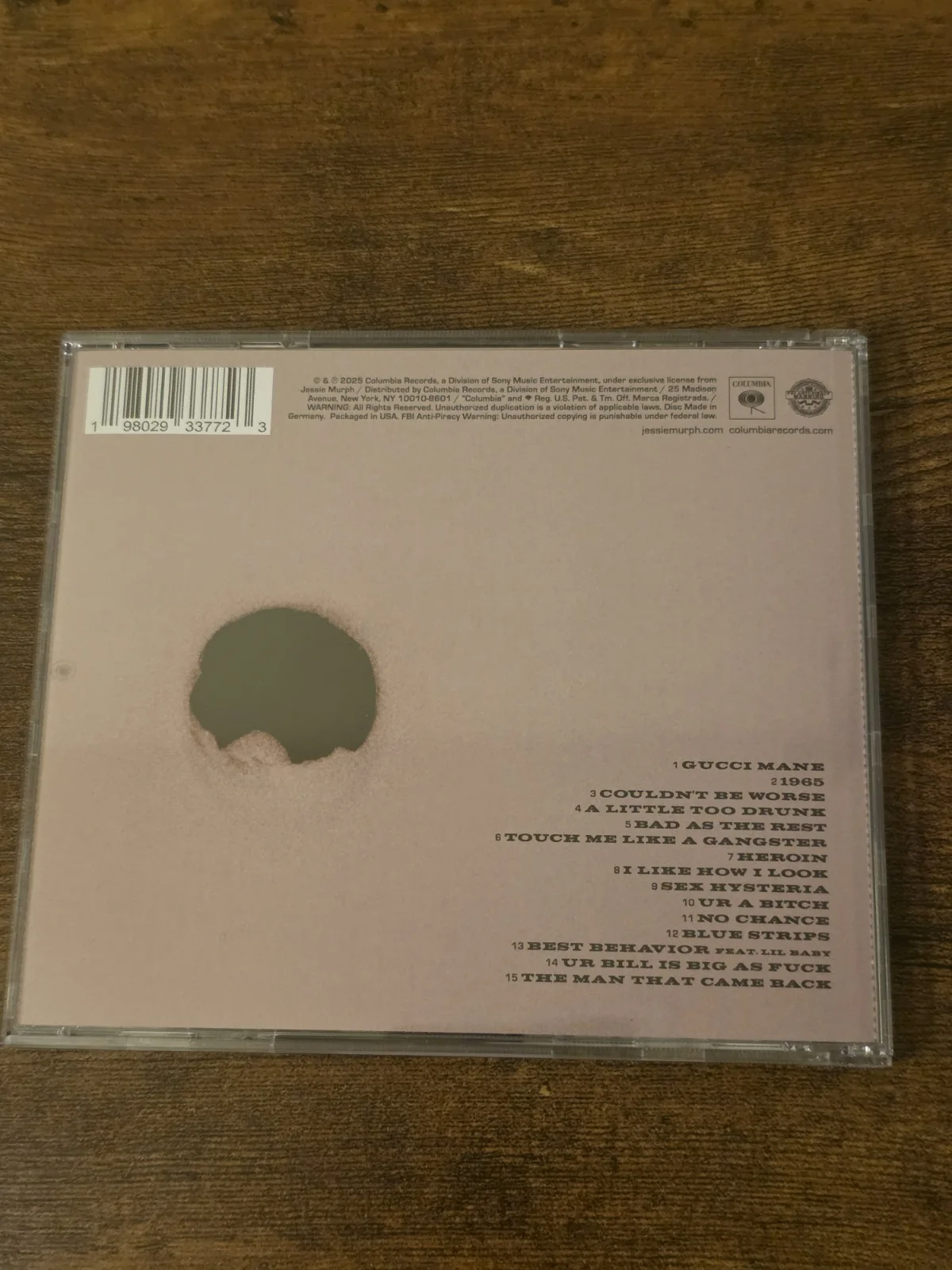 Jessie Murph signed CD Album Sex Hysteria Autograph, изображение 4