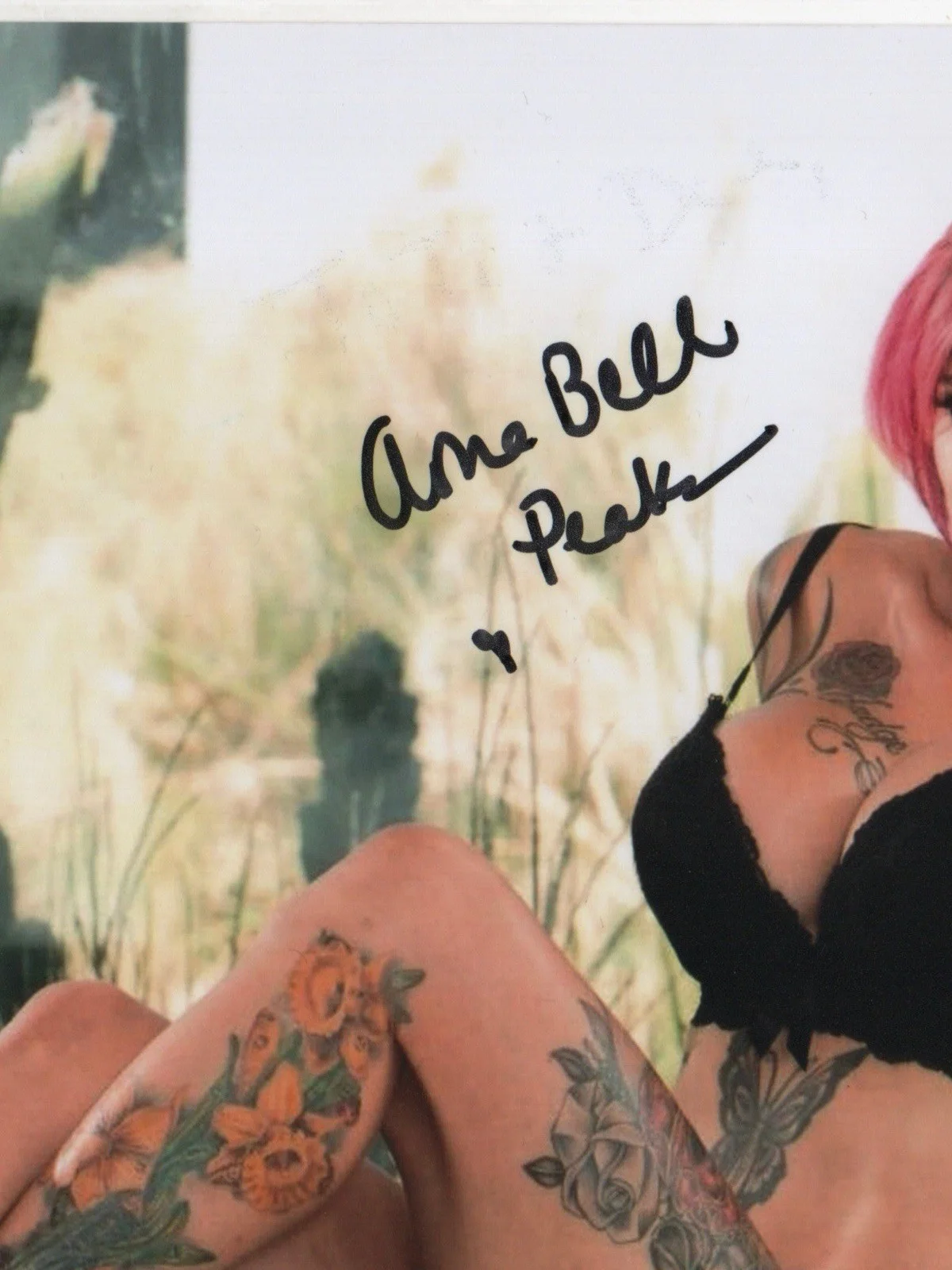 Anna Bell Peaks — Anna Bell Peaks signed autograph 8x10 Photo No COA Pass BAS PSA JSA Sexy Hot*INR, изображение 2
