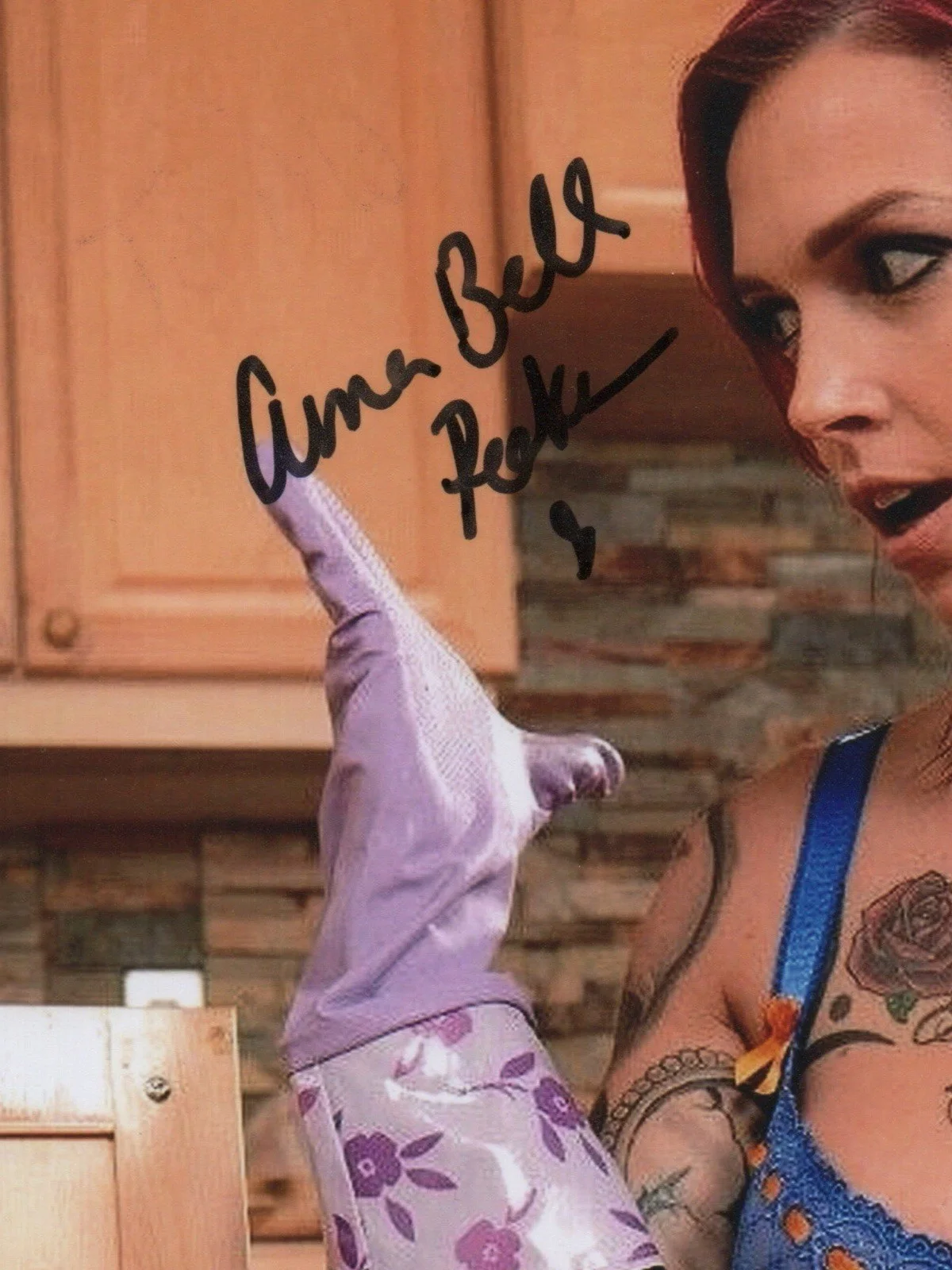 Anna Bell Peaks — Anna Bell Peaks signed autograph 8x10 Photo No COA Pass BAS PSA JSA Sexy Hot*INR, image 2