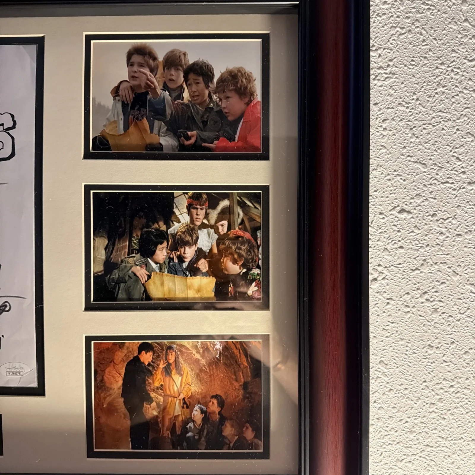 Goonies Cast Signed Framed Script Autographed JSA COA Corey Feldman Movie, image 3