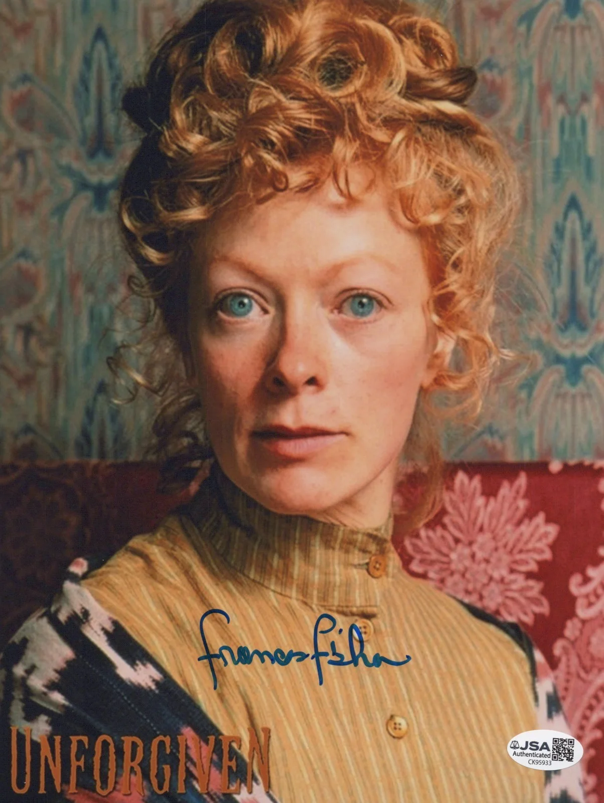FRANCES FISHER — FRANCES FISHER Signed UNFORGIVEN 8x10 Photo STRAWBERRY ALICE Autograph JSA COA