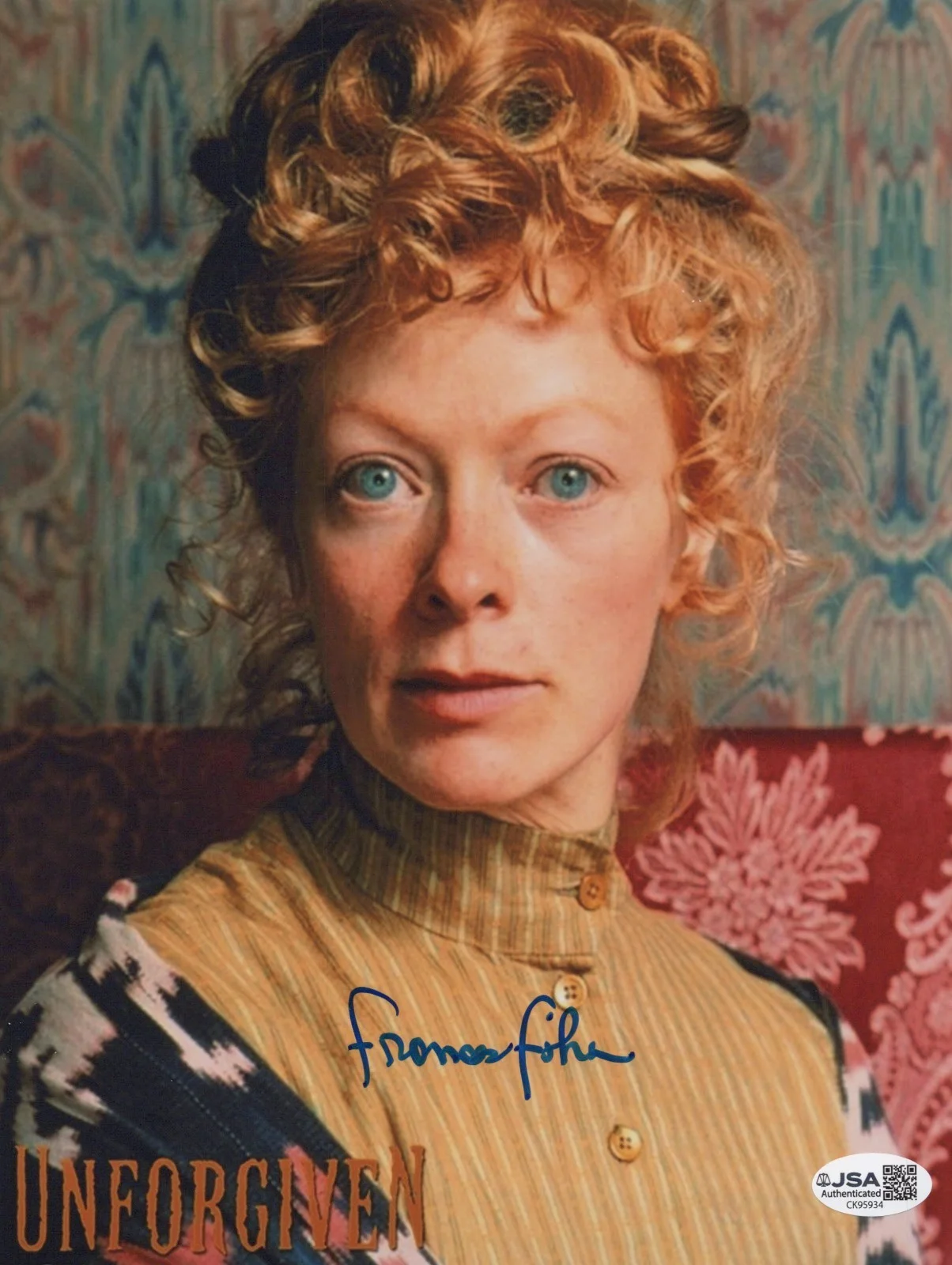 FRANCES FISHER — FRANCES FISHER Signed UNFORGIVEN 8x10 Photo STRAWBERRY ALICE Autograph JSA COA