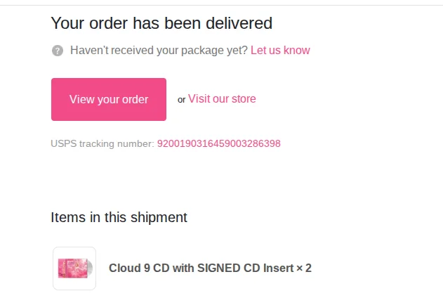 Megan Moroney — Megan Moroney Cloud 9 Cd with Autographed / Signed insert, изображение 4