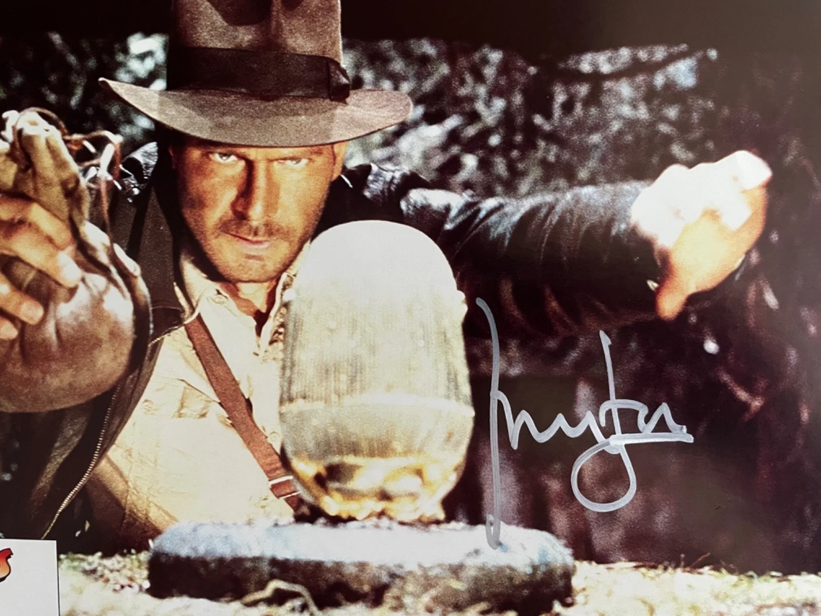 Harrison Ford — Harrison Ford Signed Indiana Jones Original 11x14 Lobby Card. BECKETT WITNESS., изображение 2