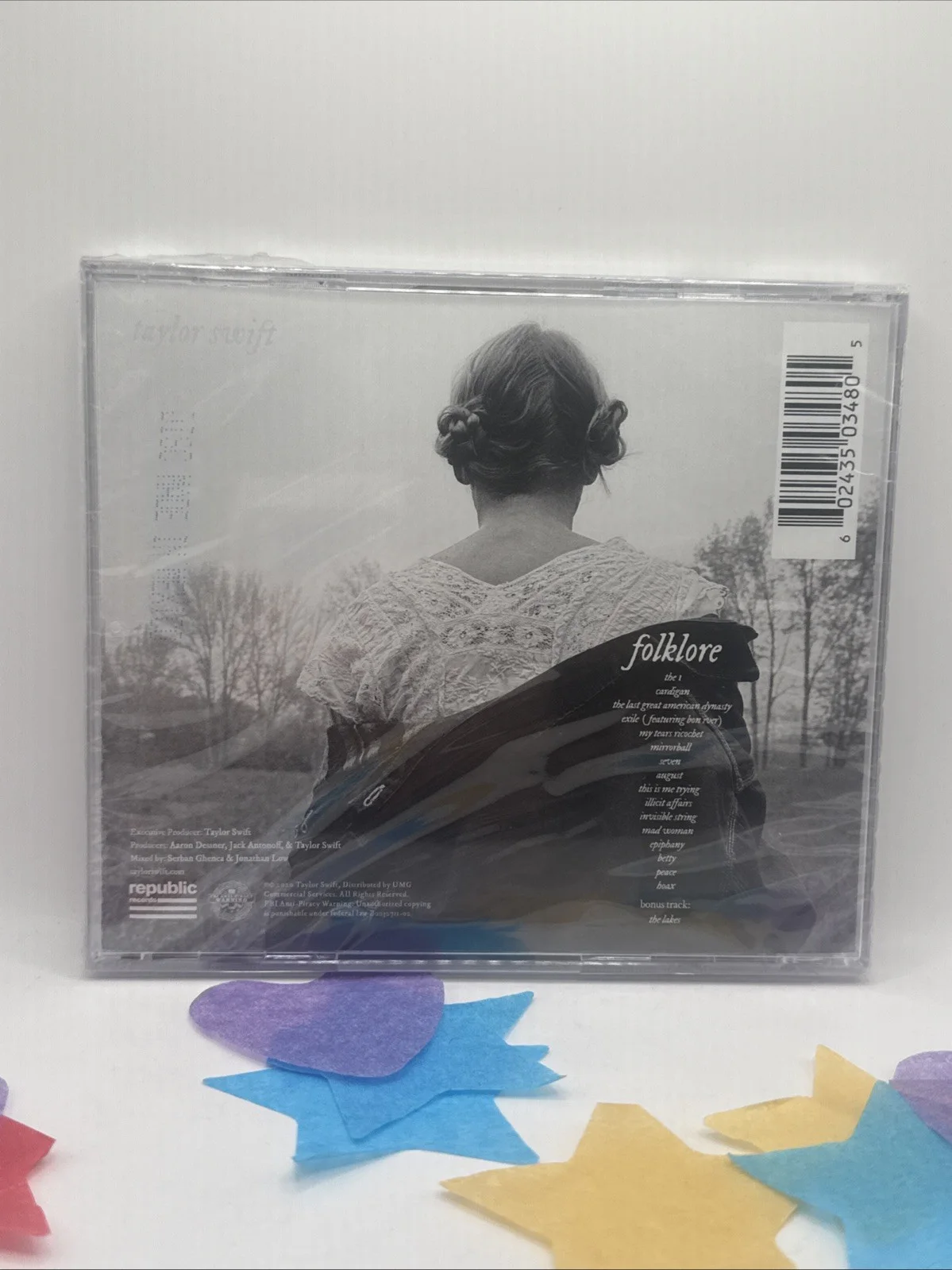 Taylor Swift SIGNED Folklore CD Authentic New Sealed Rare, image 5