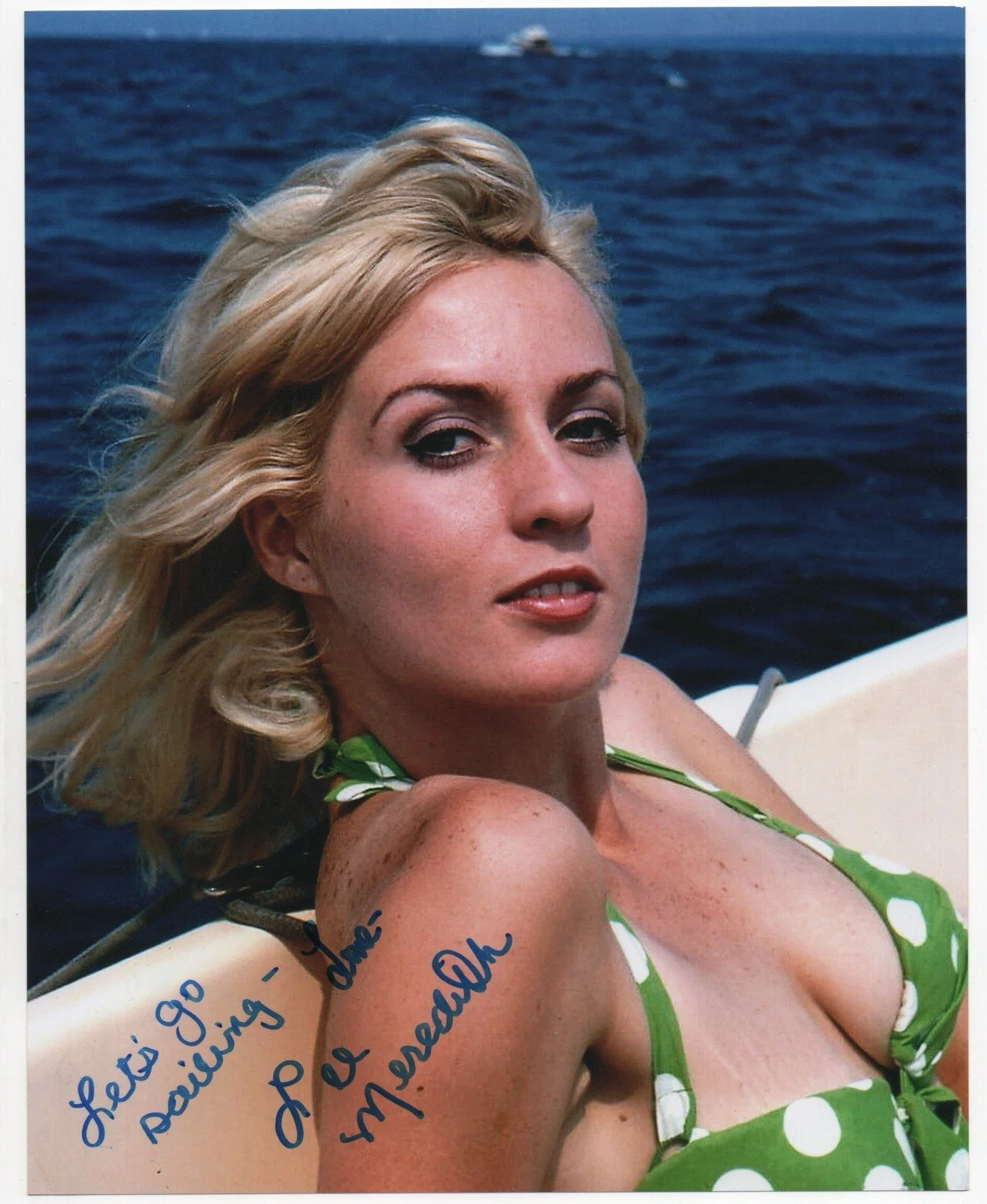 Lee Meredith — Lee Meredith signed autograph 8x10 Photo No COA Pass BAS PSA JSA Sexy Hot *INR