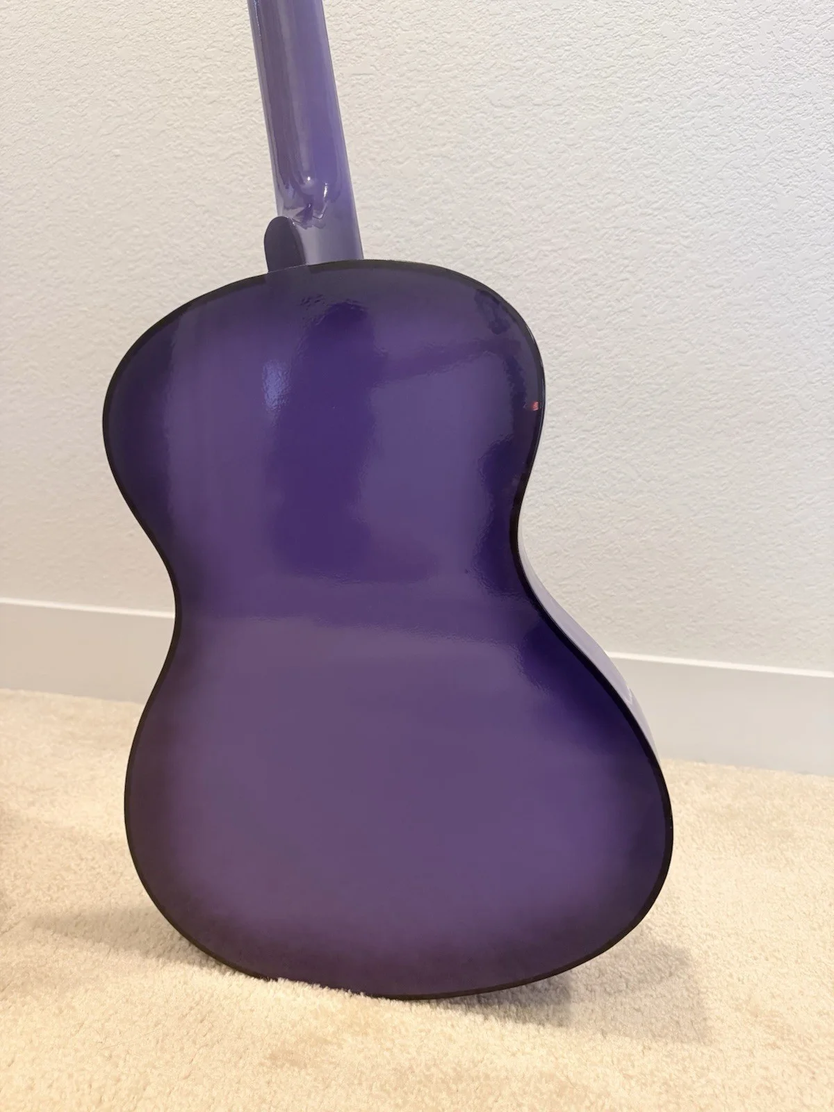 Taylor Swift Signed Autographed Purple Acoustic Guitar (JSA Hologram), image 5