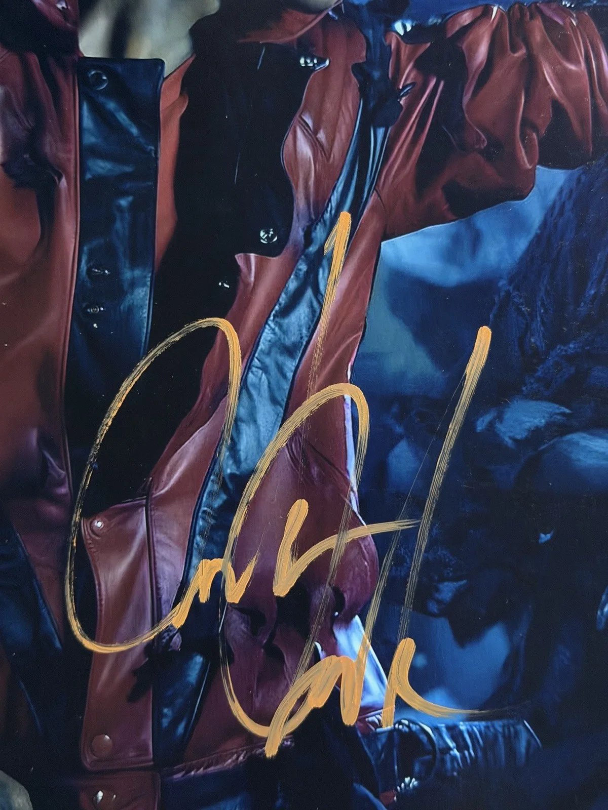 Jaafar Jackson — Signed Jaafar Jackson Michael Jackson 11x14 Poster Video Proof Autograph, image 2