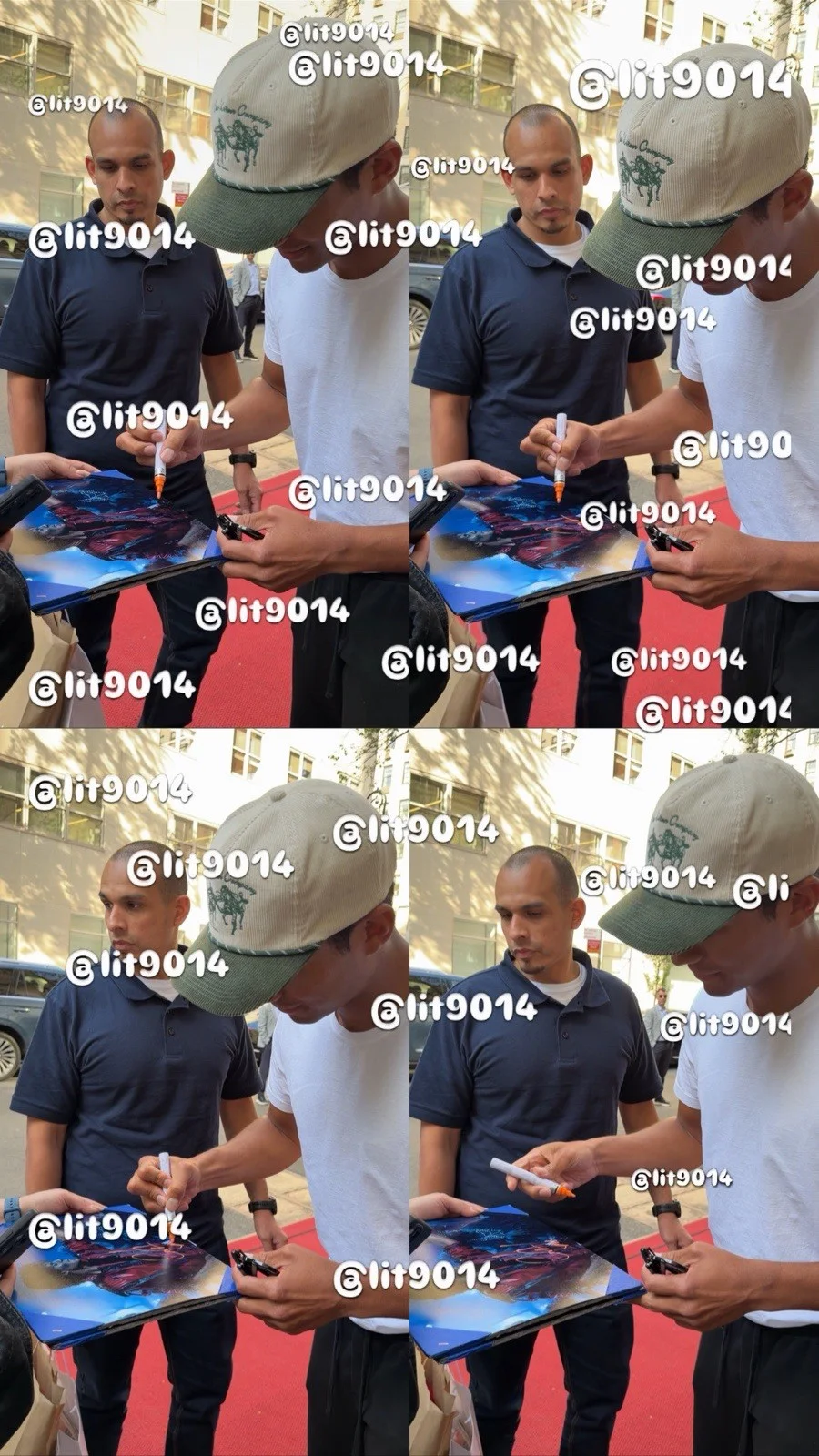 Jaafar Jackson — Signed Jaafar Jackson Michael Jackson 11x14 Poster Video Proof Autograph, image 3