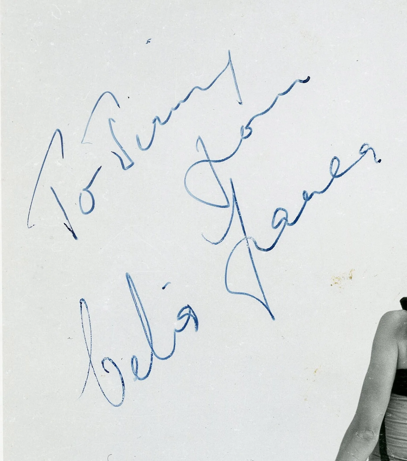 Celia Franca — Celia Franca Lilac Garden 1953 Signed Original Vintage Photograph Autographed, image 2