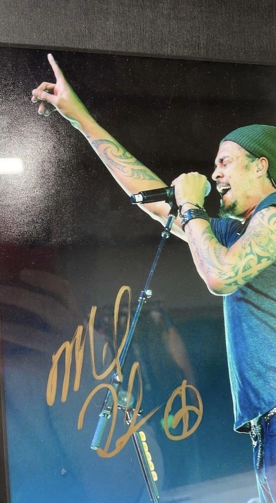 MICHAEL FRANTI Signed Framed 8x10 Photo Autographed Spearhead JSA COA Certified, изображение 3