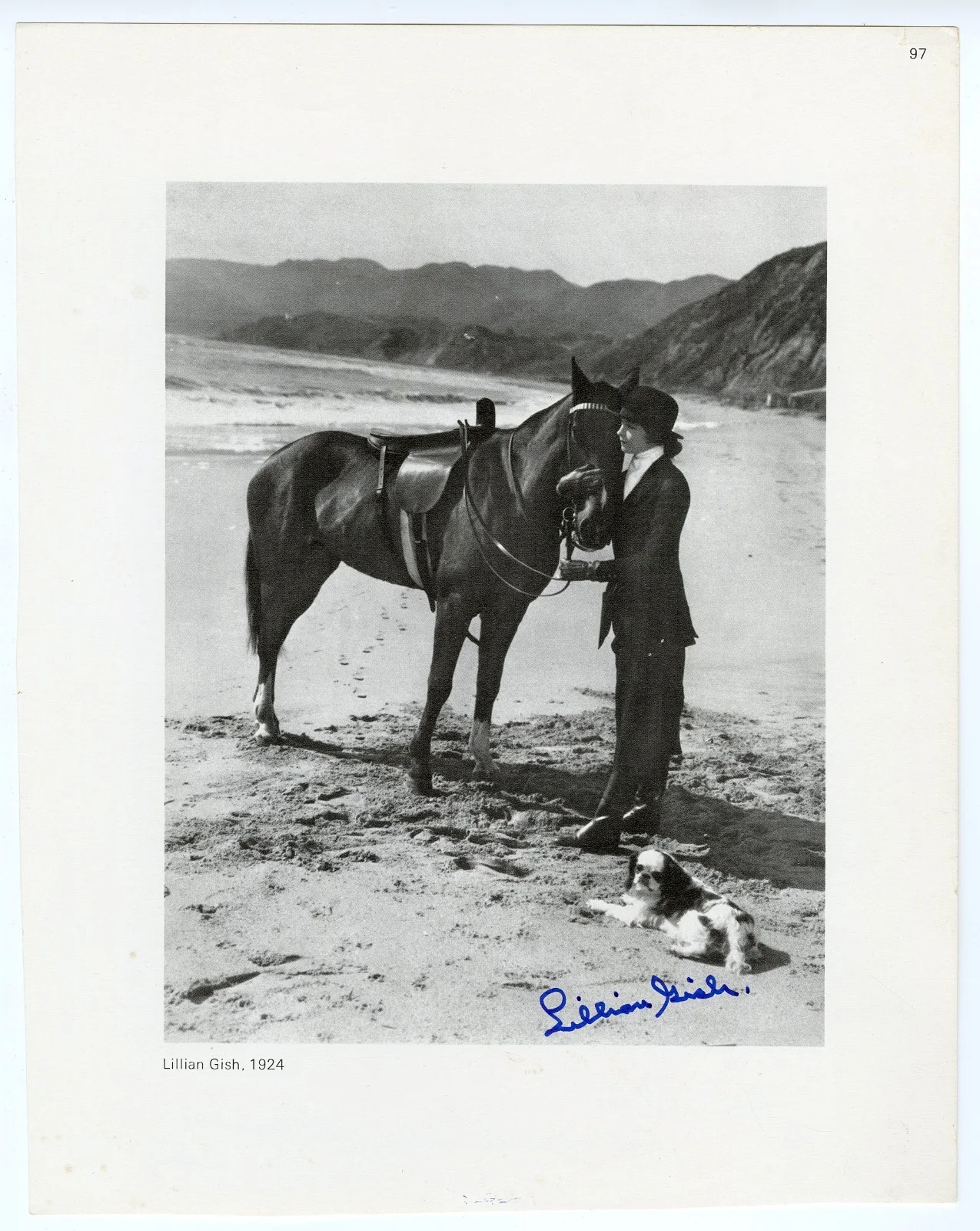 Lillian Gish — Lillian Gish Group 4 Signed Vintage Photographs Autographed, image 4