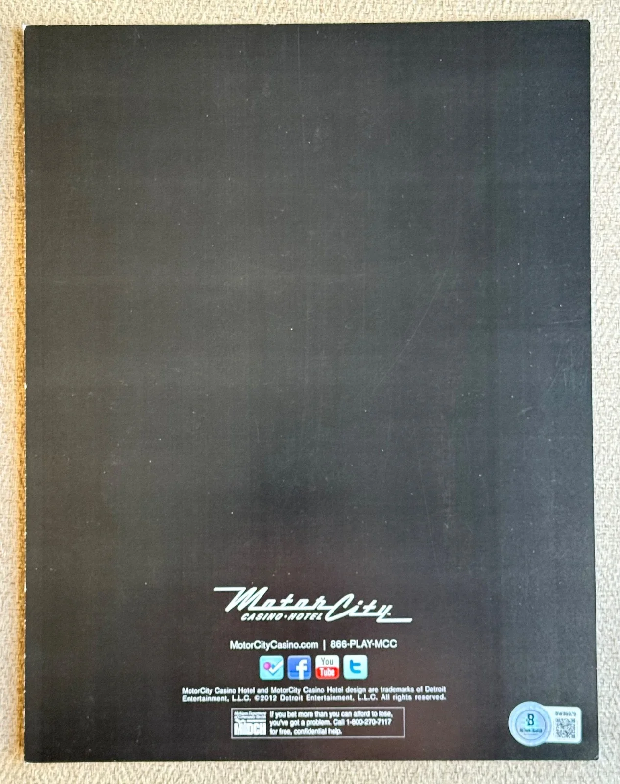 John Pinette — John Pinette SIGNED Autographed 8.5x11 Promo poster Comedian RARE w Beckett, изображение 2