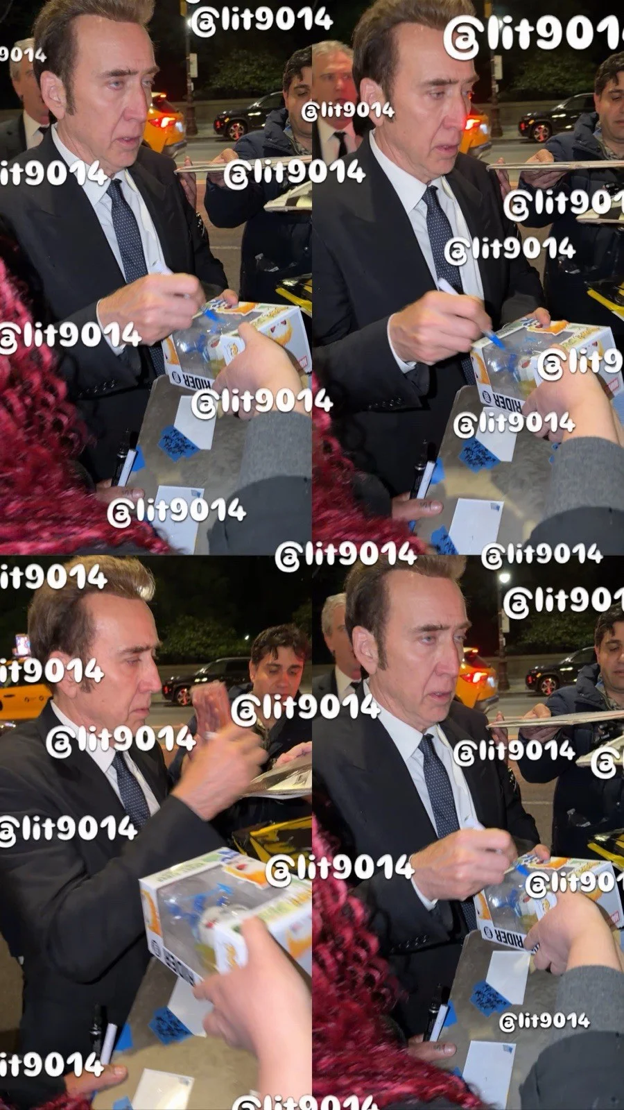 Nicolas Cage — Signed Nicolas Cage Ghost Rider Funko Pop #1559 Video Proof Authentic Autograph, image 3
