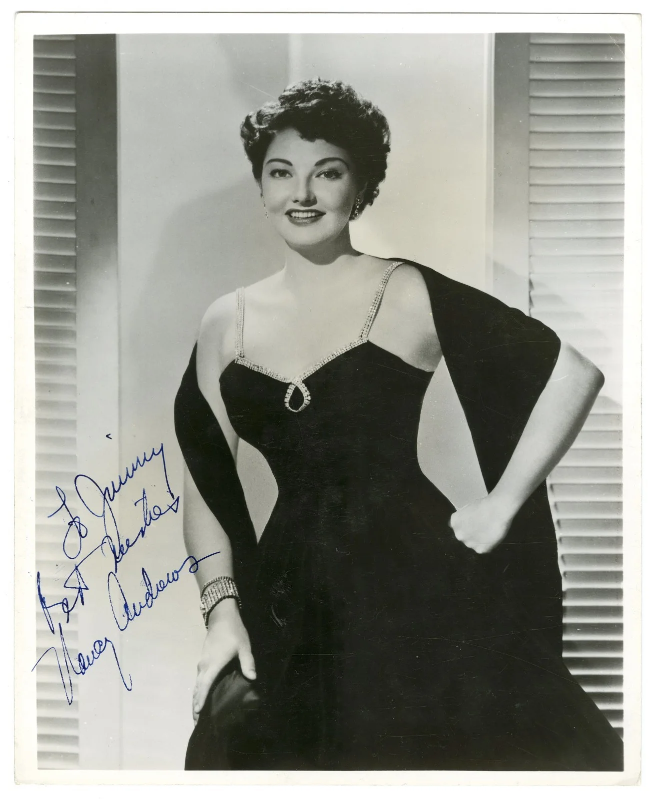 Nancy Andrews — Nancy Andrews Plain & Fancy 1955 Signed Original Vintage Photograph Autographed