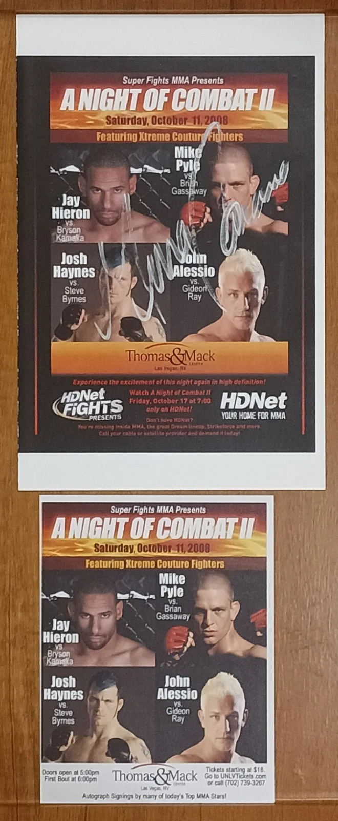 Gina Carano — Gina Carano Signed Program Auto Mandalorian Rousey UFC MMA Star Wars MVP WWE, изображение 2