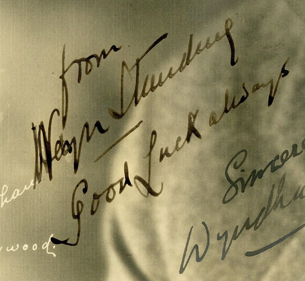 Wyndham Standing — Wyndham Standing 1920s Signed Original Vintage Dblwt Photograph Autographed, изображение 2