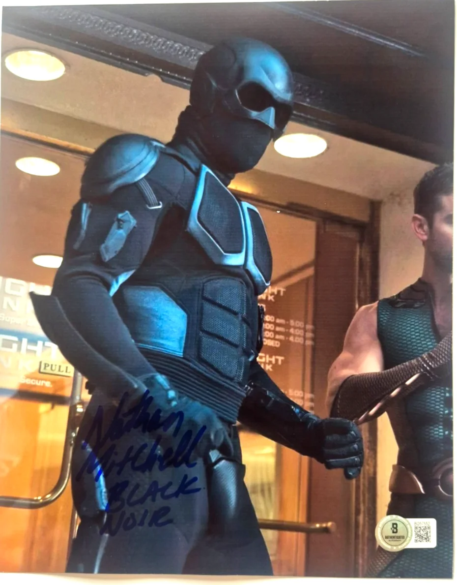 Nathan Mitchell — NATHAN MITCHELL SIGNED AUTOGRAPHED 8X10 PHOTO THE BOYS BLACK NOIR STARR BAS COA