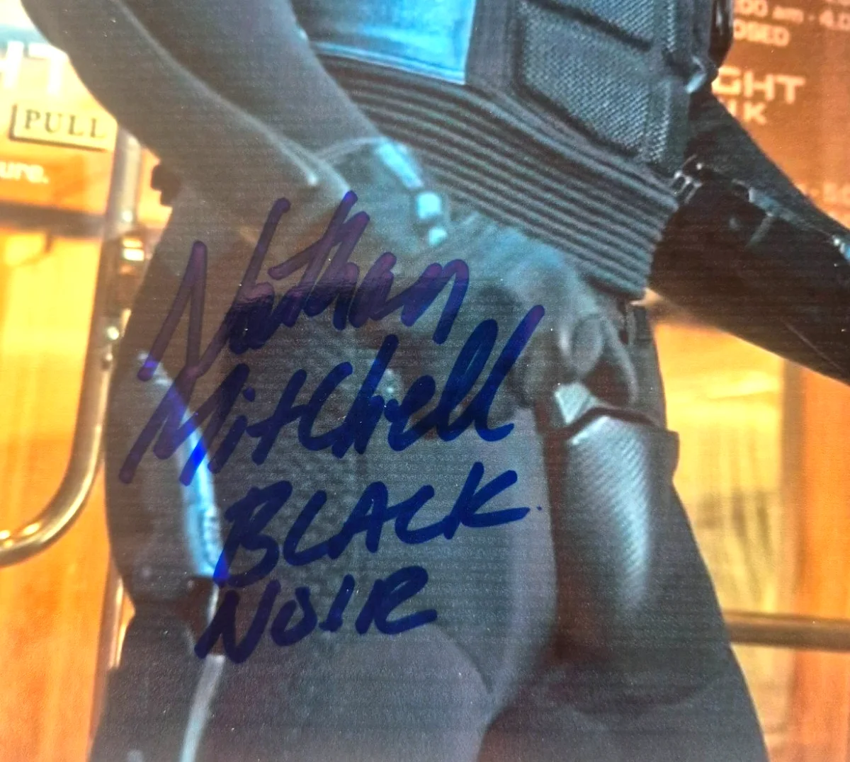 Nathan Mitchell — NATHAN MITCHELL SIGNED AUTOGRAPHED 8X10 PHOTO THE BOYS BLACK NOIR STARR BAS COA, изображение 2