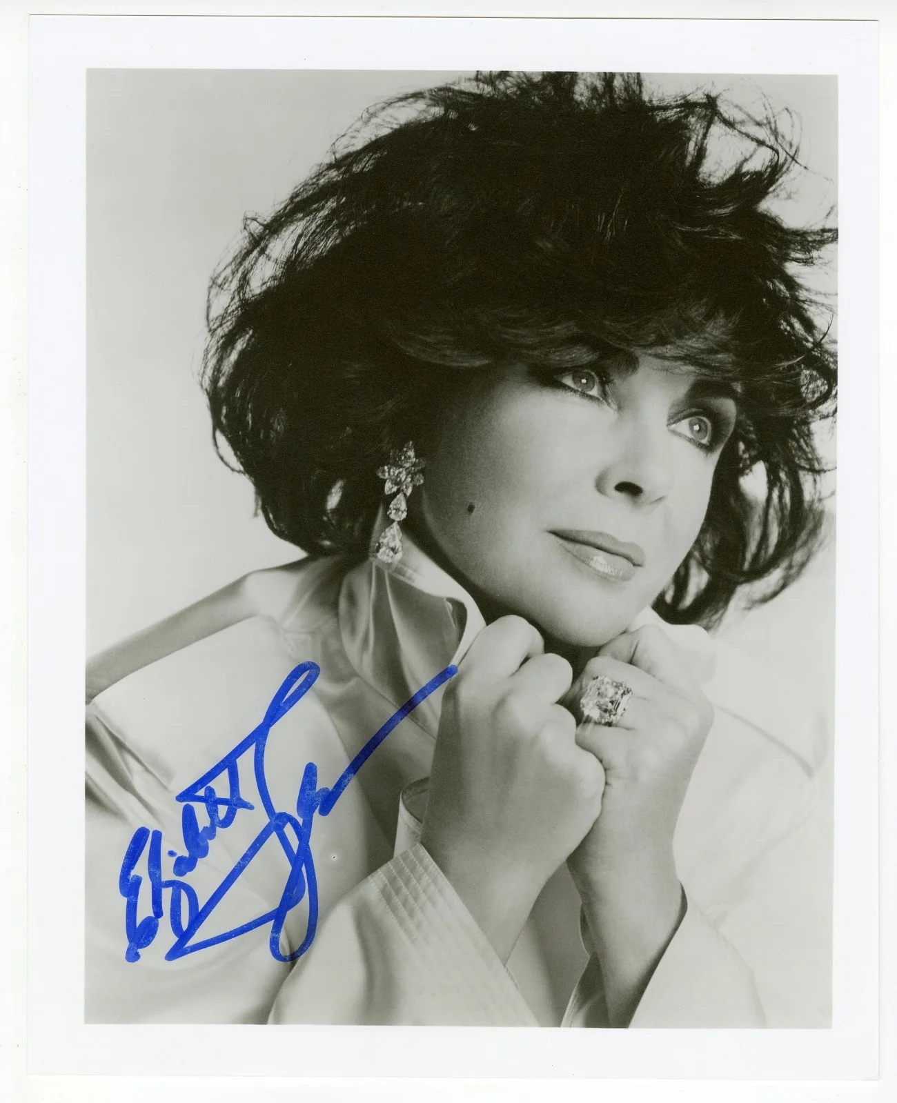Elizabeth Taylor — Elizabeth Taylor Pair Signed Vintage Original Photographs Autographed, изображение 3