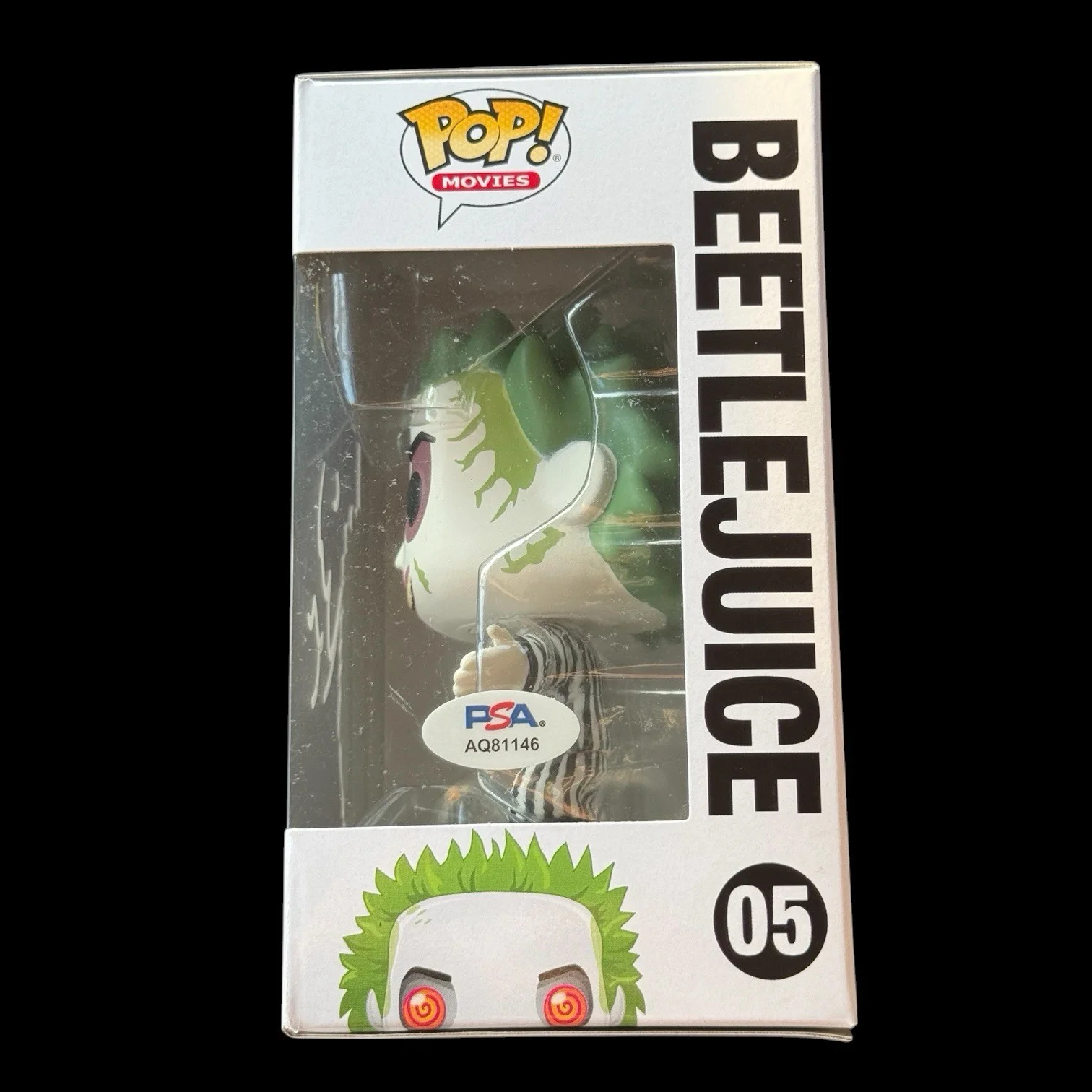 Michael Keaton Signed Beetlejuice Funko Pop #05 PSA/DNA COA Autograph, изображение 2