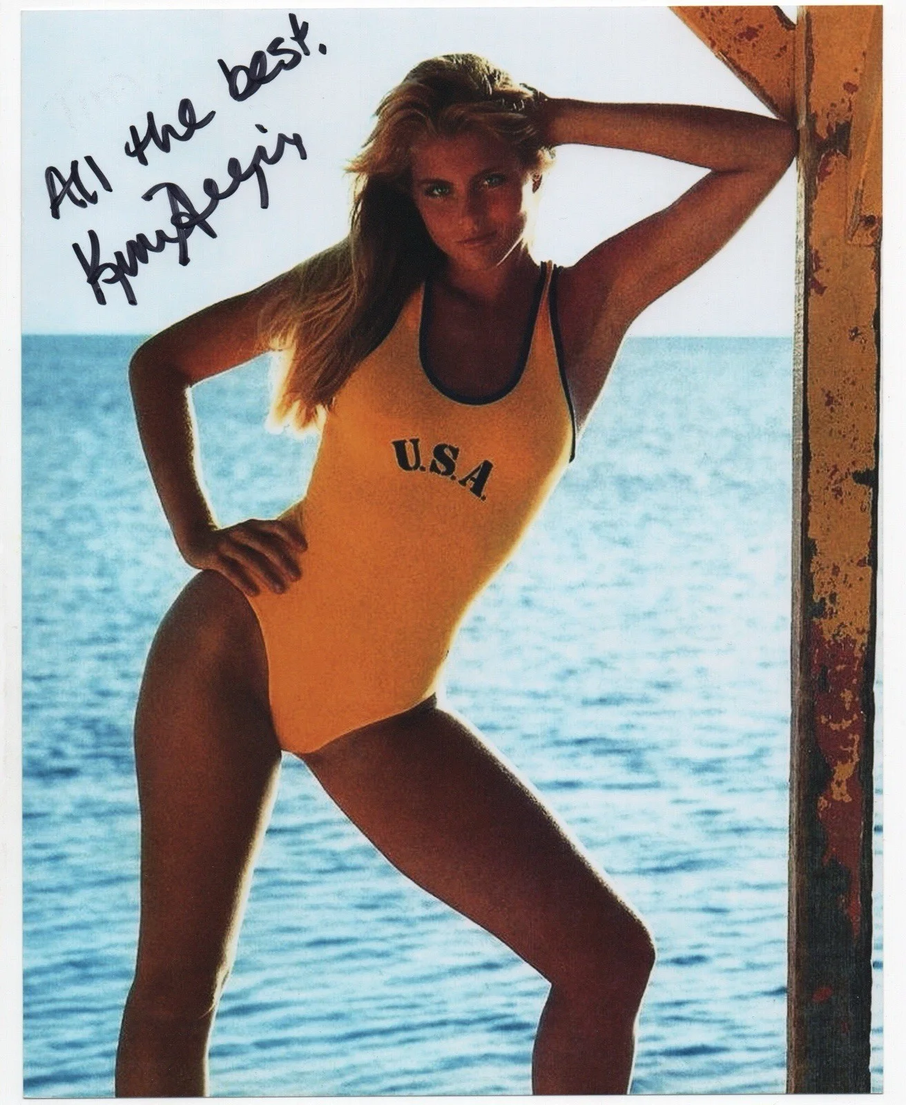 Kim Alexis — Kim Alexis signed autograph 8x10 Photo No COA Pass BAS PSA JSA Hot Sexy SI *INR