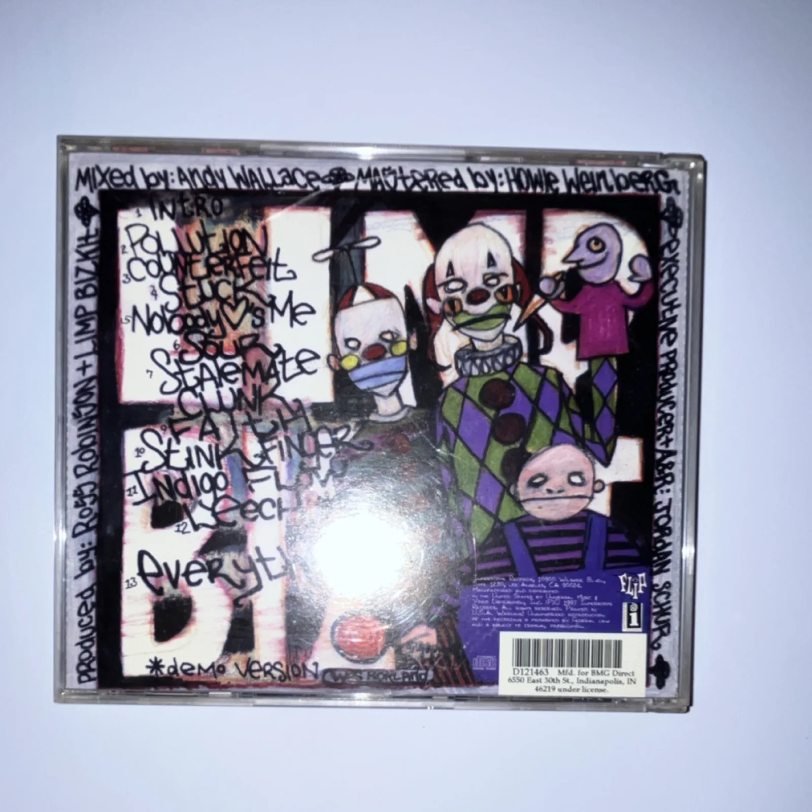 Limp Bizkit Three Dollar Bill, Y'all Music CD & Booklet Signed, изображение 2