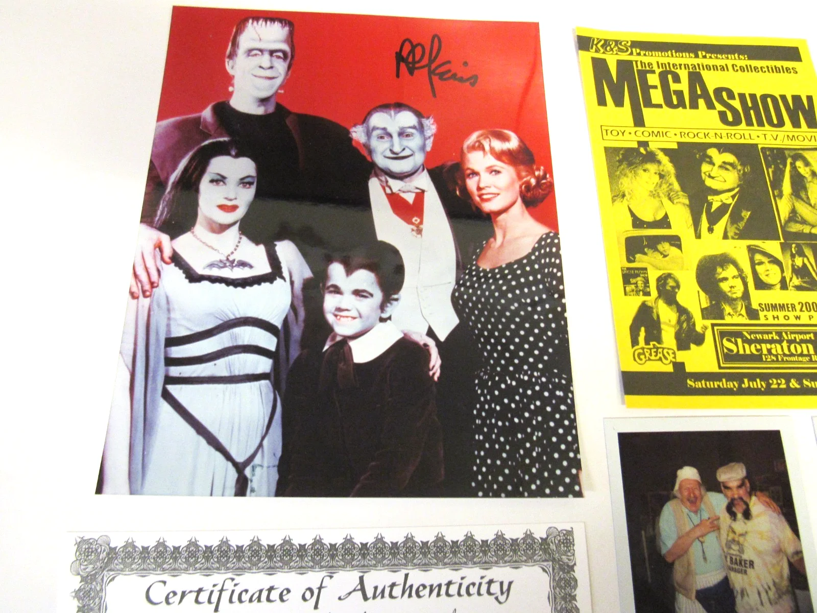Al Lewis — Al Lewis The Munsters Grandpa Signed Autograph 8 x 10 Color Photo with COA, изображение 3