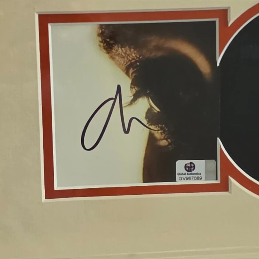 The Weekend Signed Autographed Hurry Up Tomorrow CD Framed Global Authentics COA, image 2