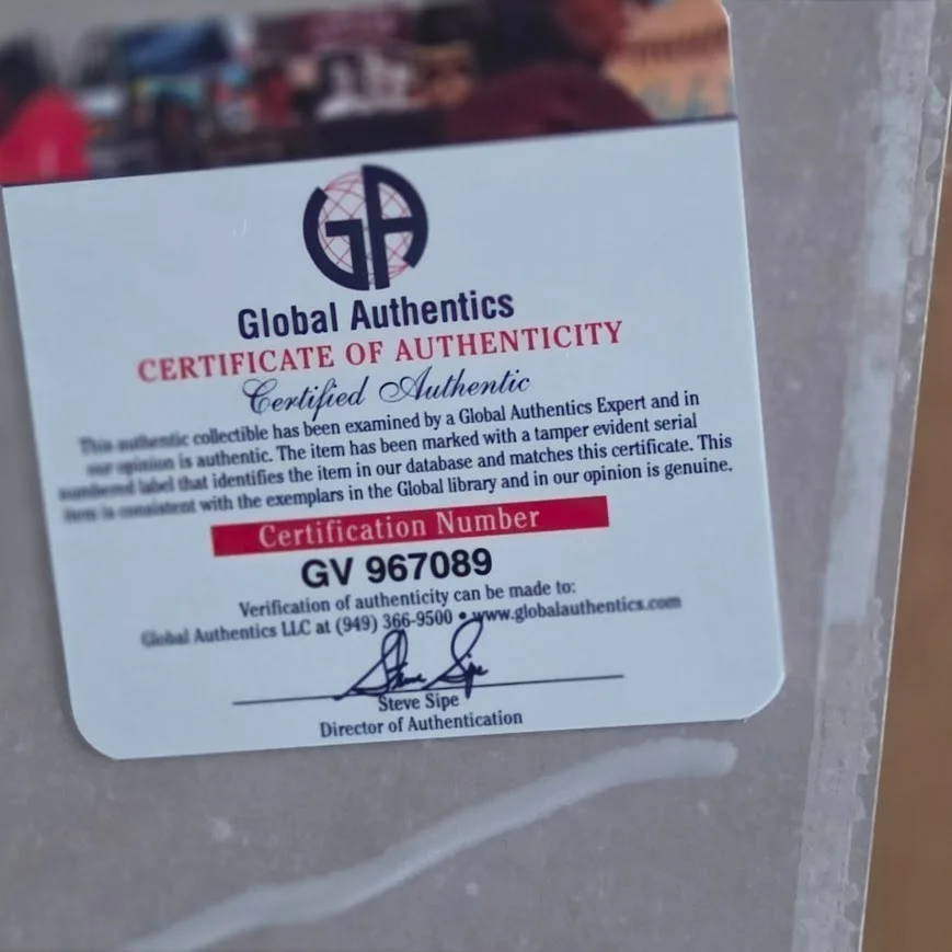 The Weekend Signed Autographed Hurry Up Tomorrow CD Framed Global Authentics COA, image 3