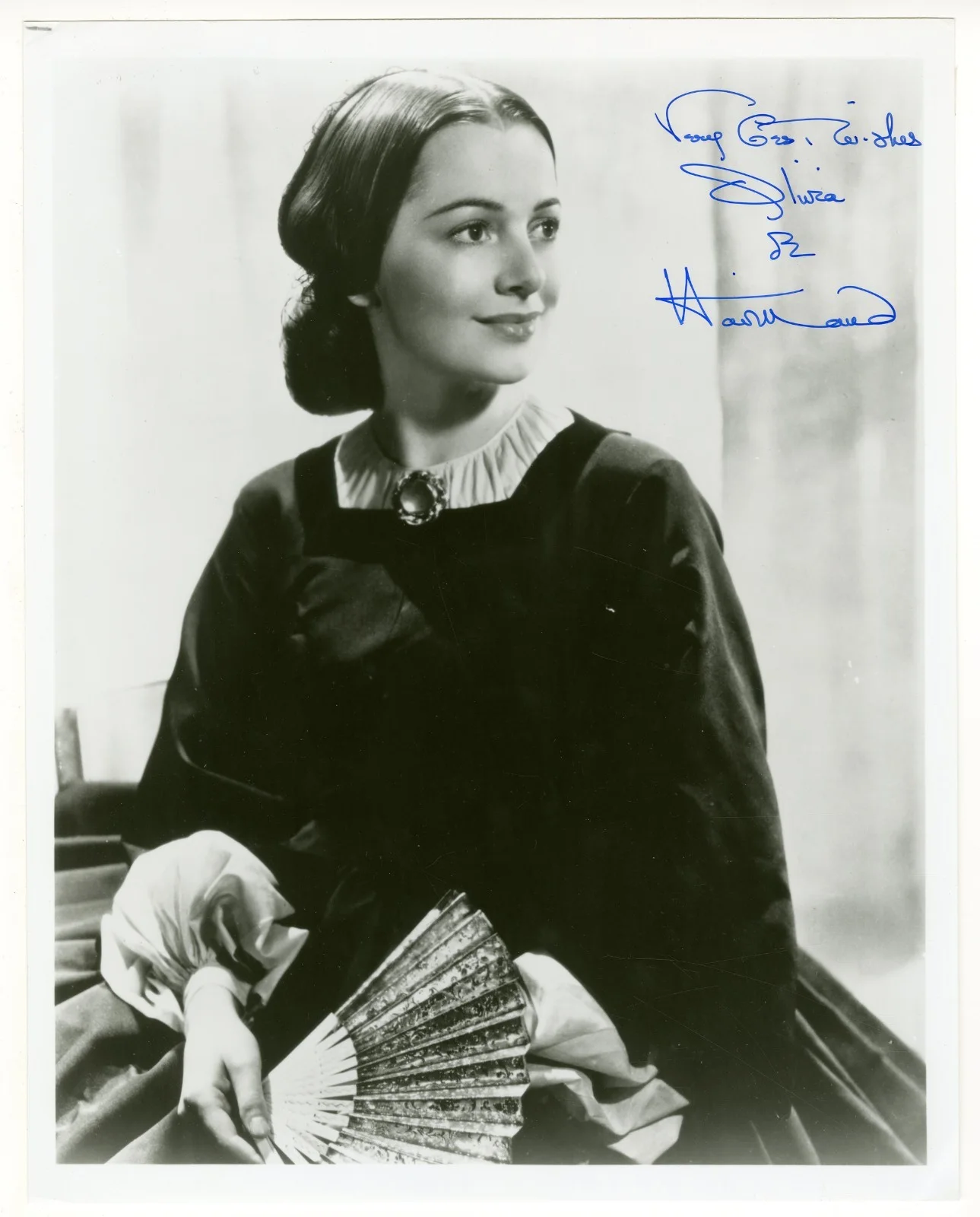 Olivia de Havilland — Olivia de Havilland Signed Check 1940 + Signed Photograph + Statements +, image 3