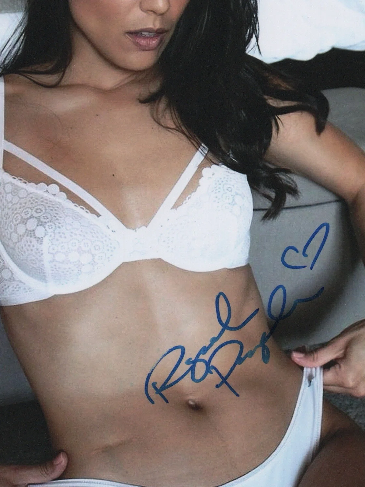 Raquel Pomplun — Raquel Pomplun signed autograph 8x10 Photo No COA Pass BAS PSA JSA Hot Sexy *INR, изображение 2